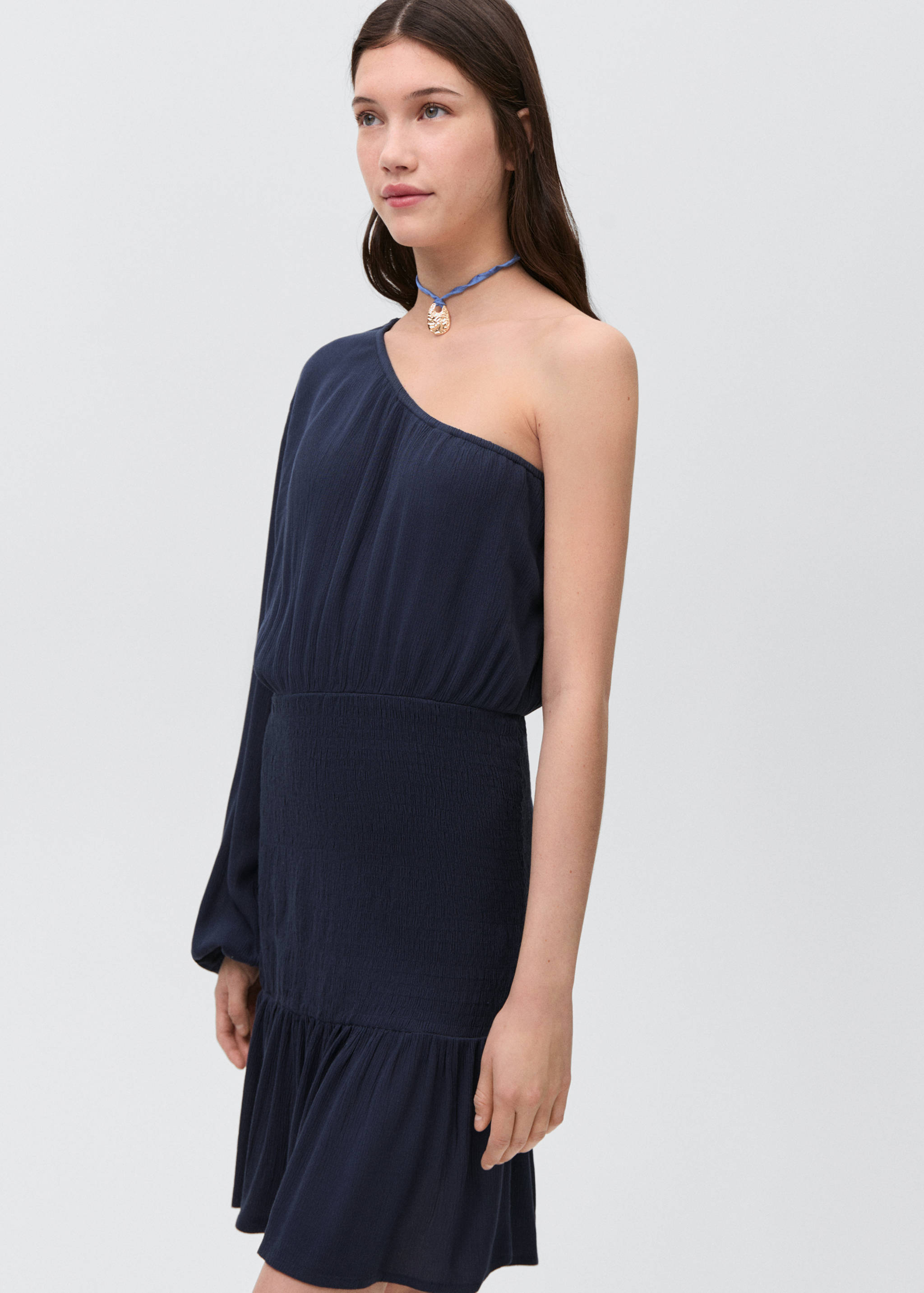 Robe asymétrique froncée - Détail de l'article 2