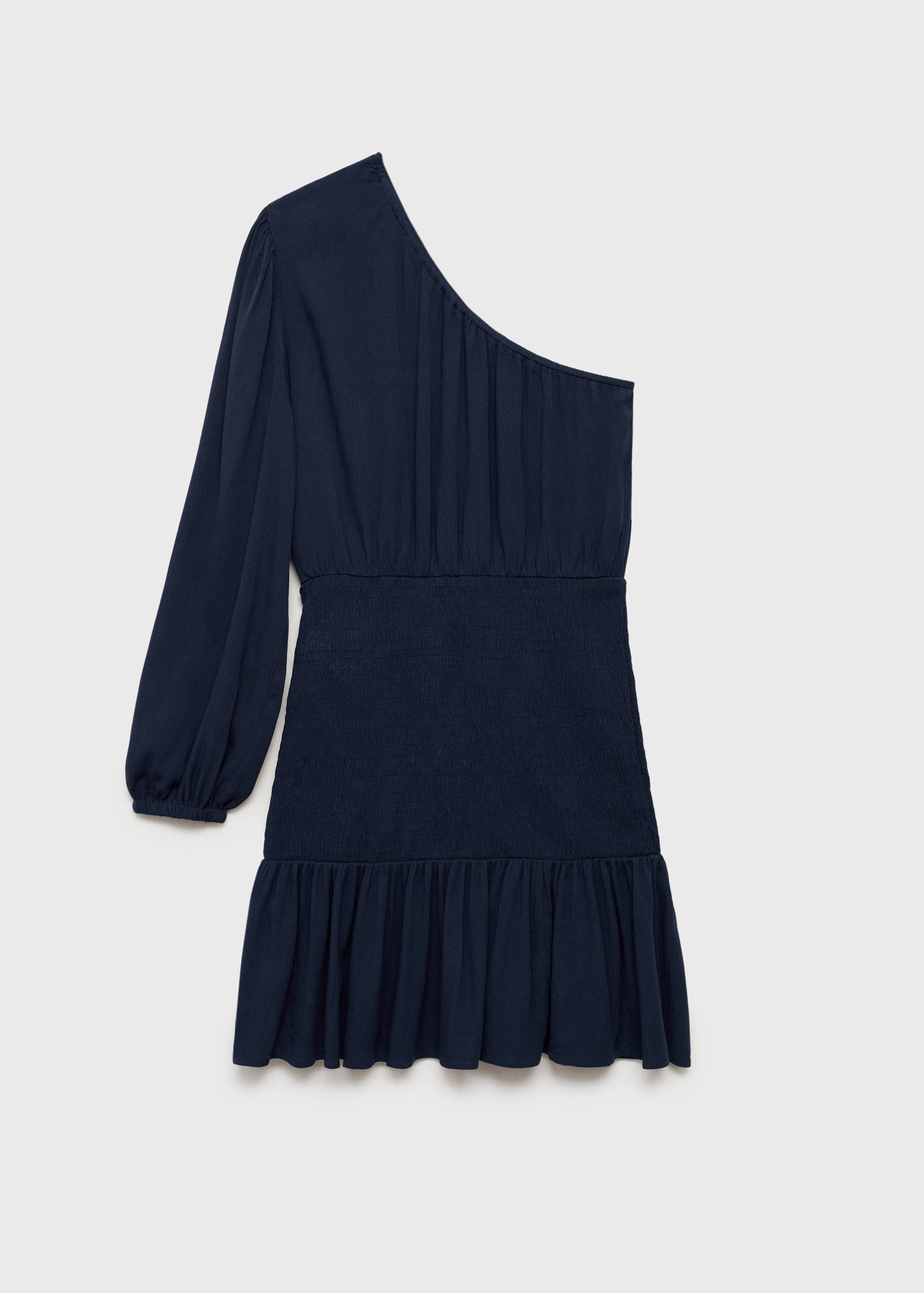 Robe asymétrique froncée - Article sans modèle