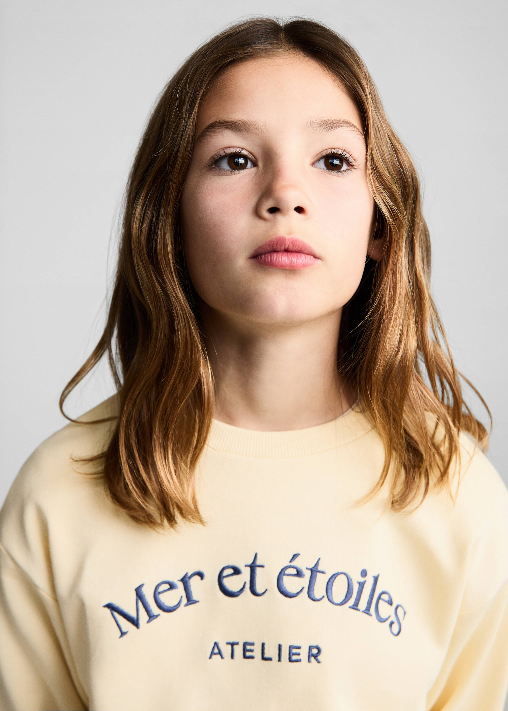 Message cotton sweatshirt - Details of the article 1