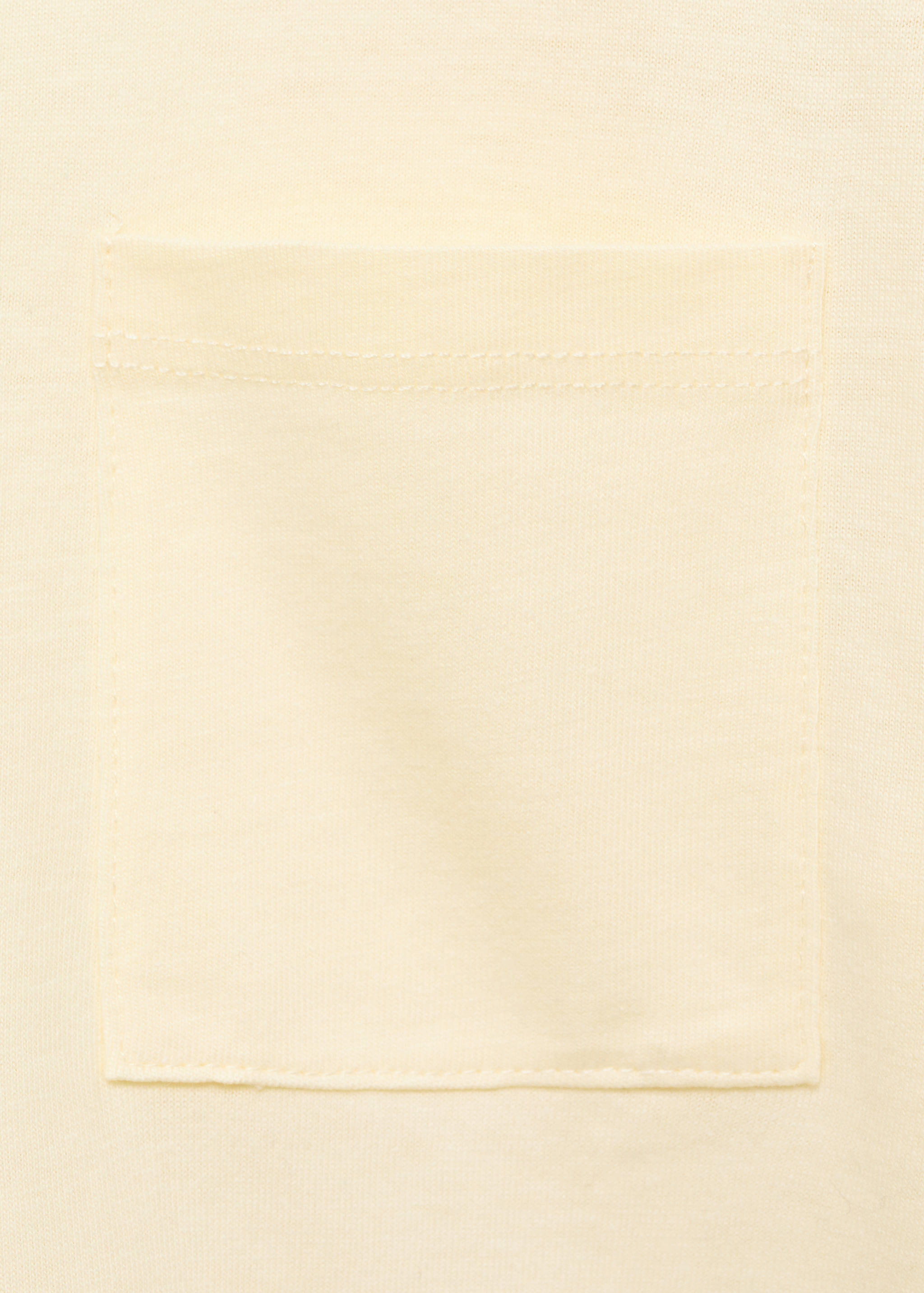 T-shirt algodão bolso - Pormenor do artigo 8