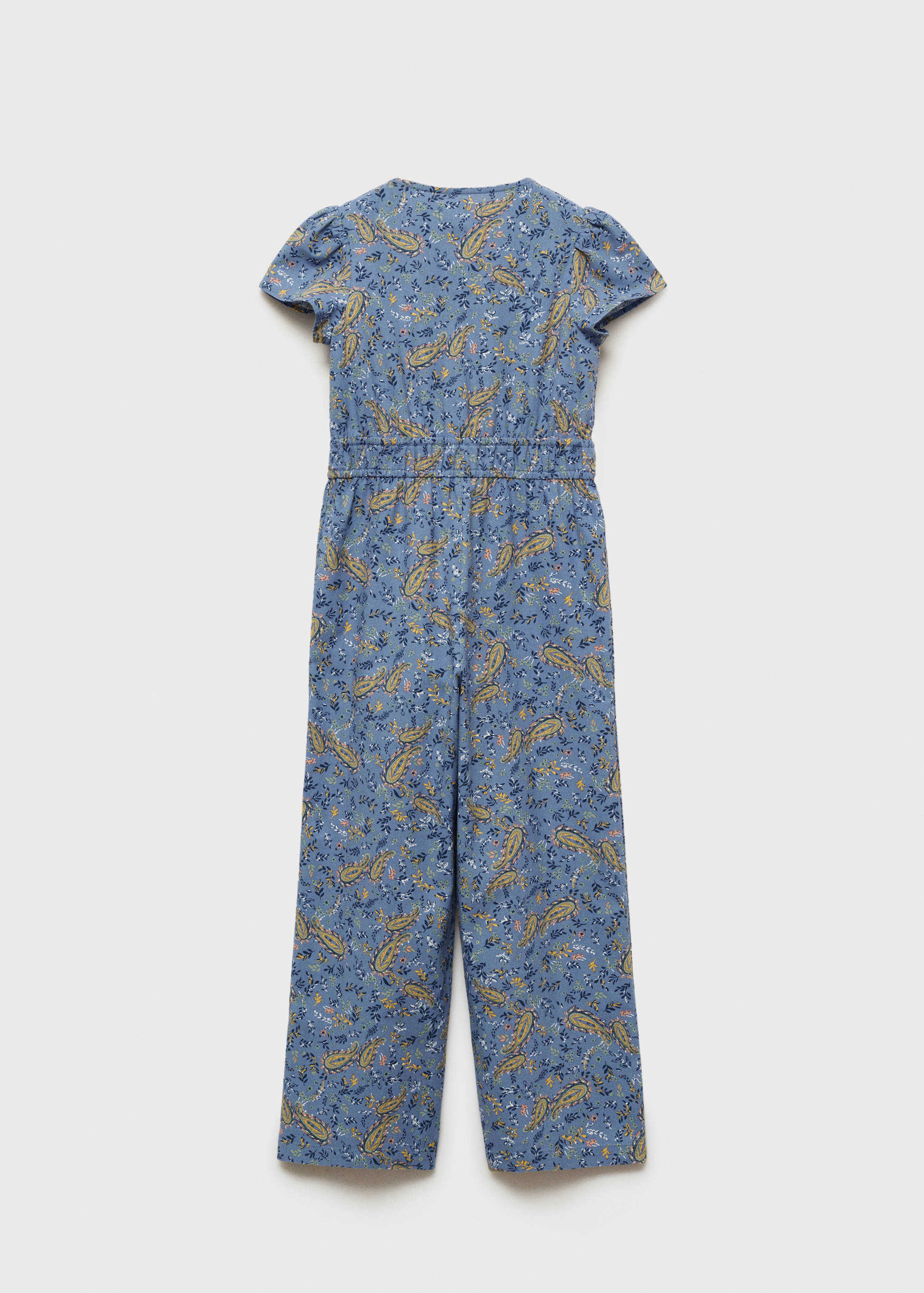 棉质印花连身裤 - null