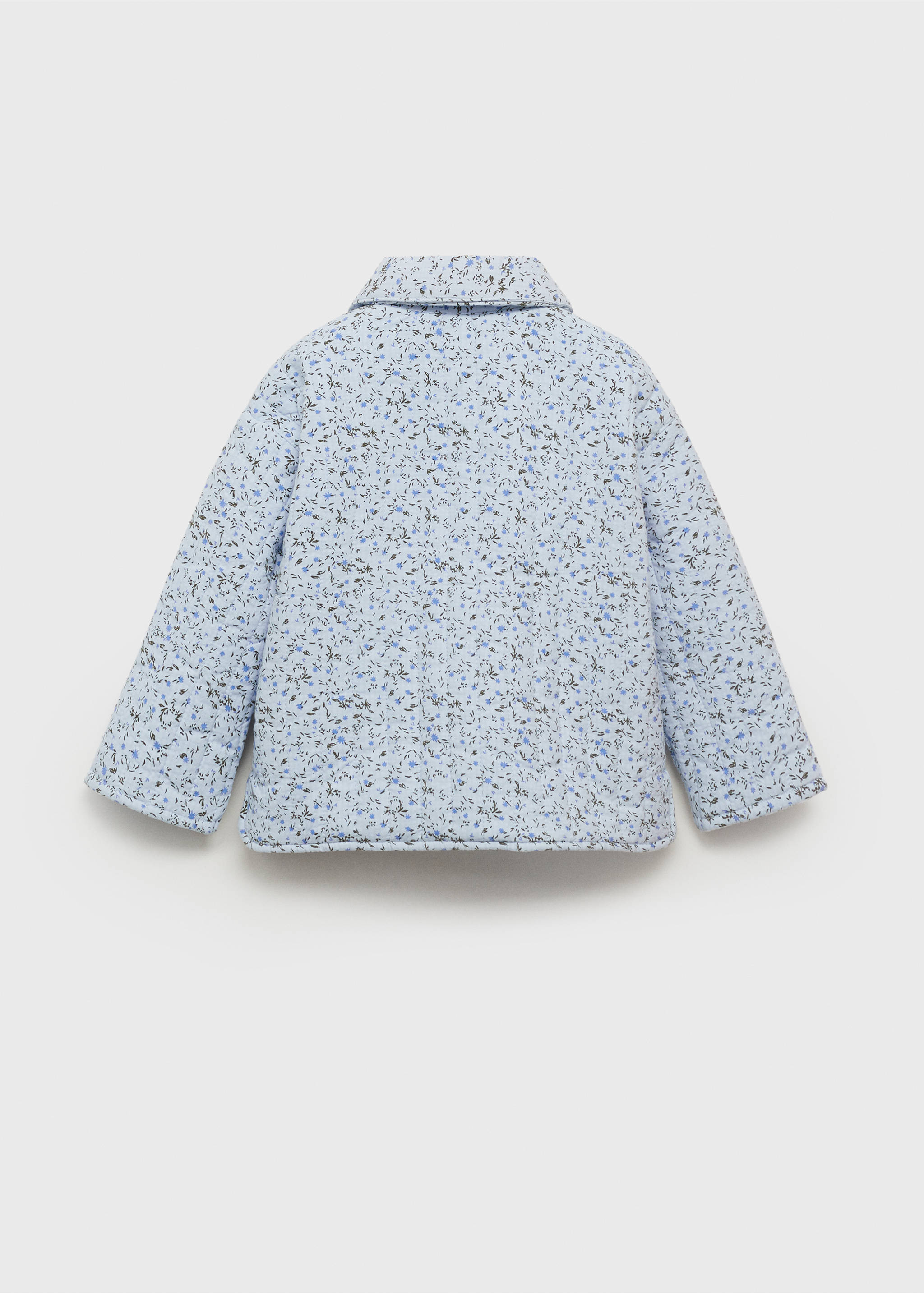 Chaqueta estampado floral - Reverso del artículo, Crudo. Ref: 87084796-00.