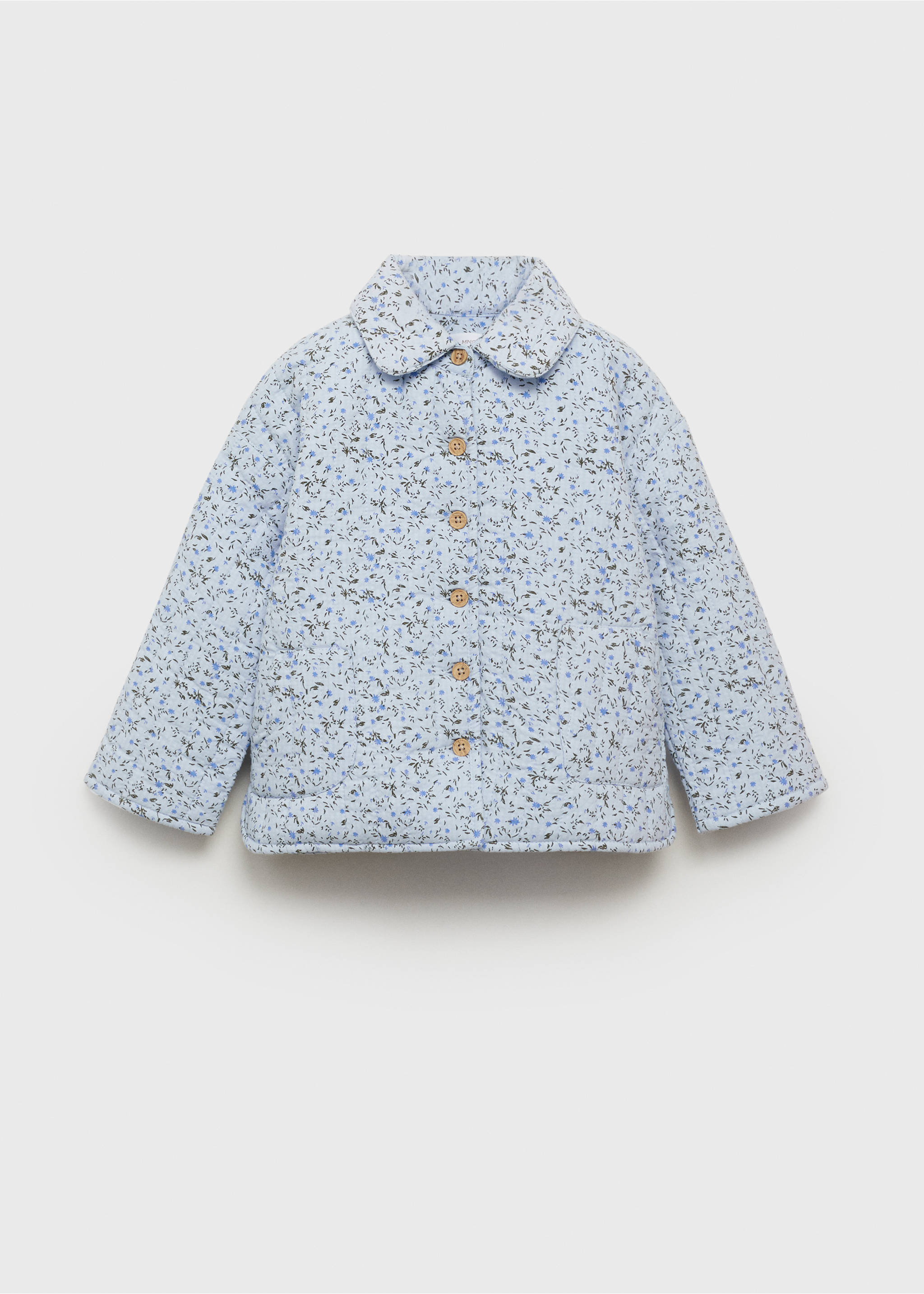 Floral print jacket - Article without model, Ecru. Ref: 87084796-00.