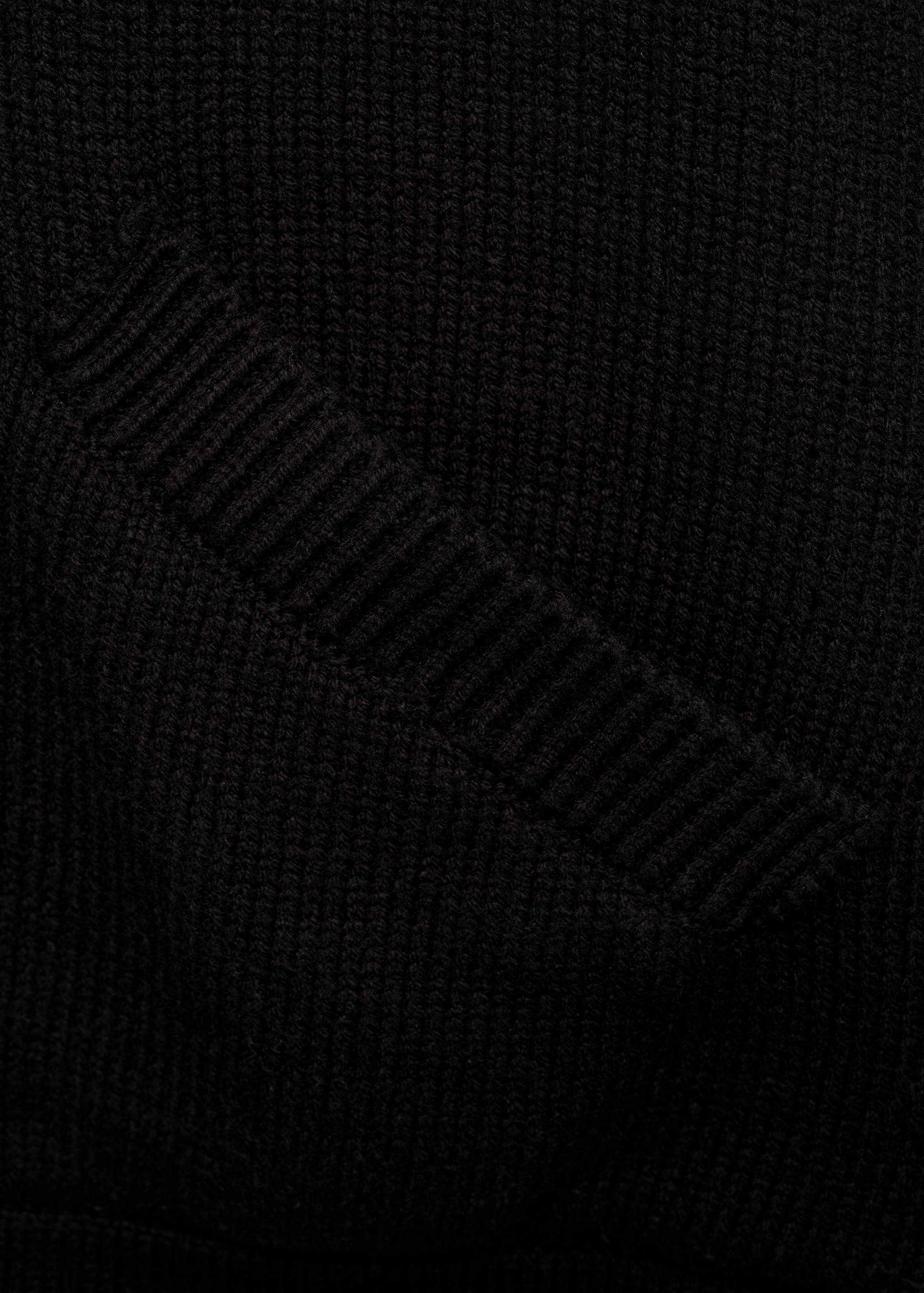 Knitted bomber jacket - Details of the article 0