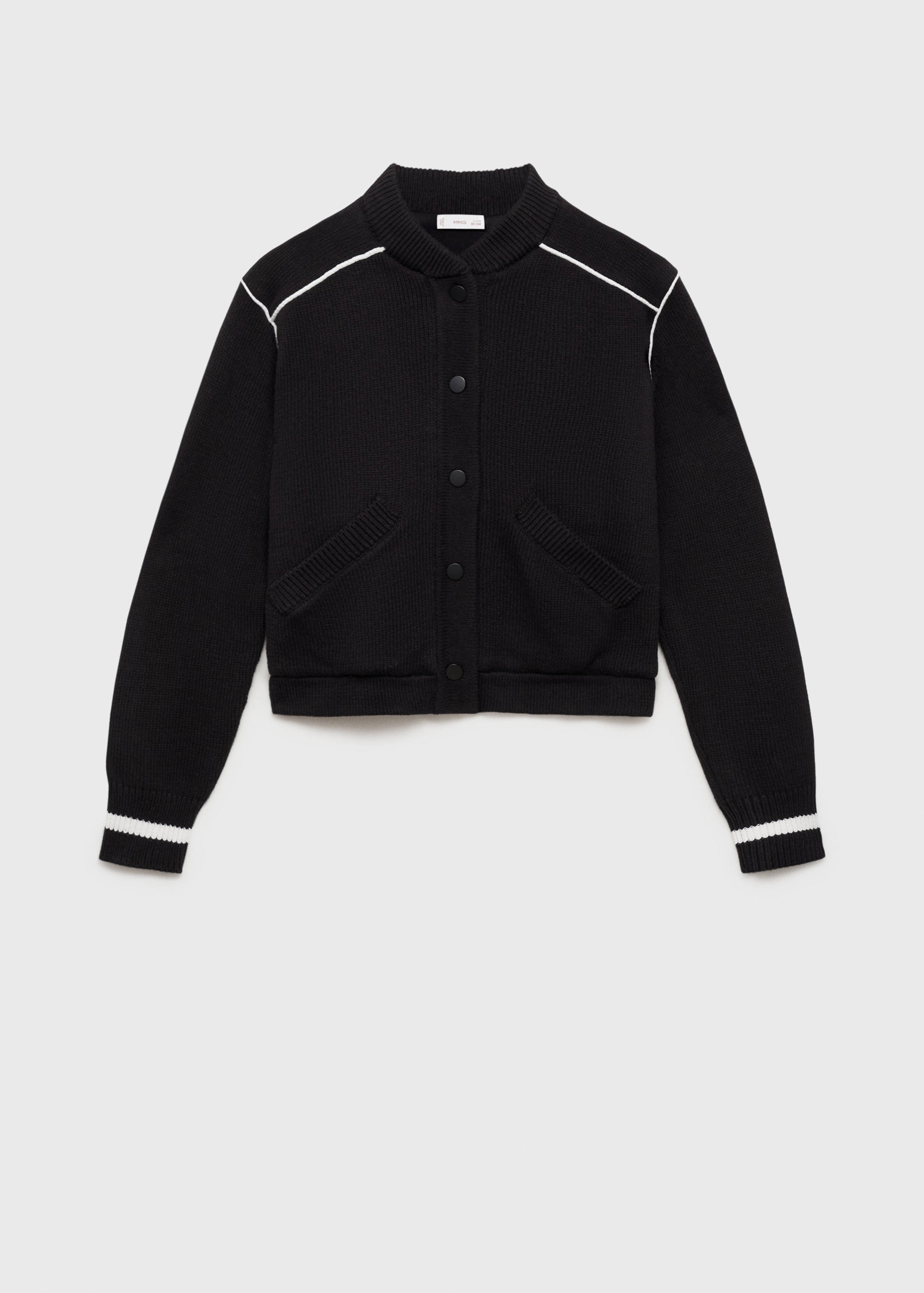 Knitted bomber jacket - Article without model