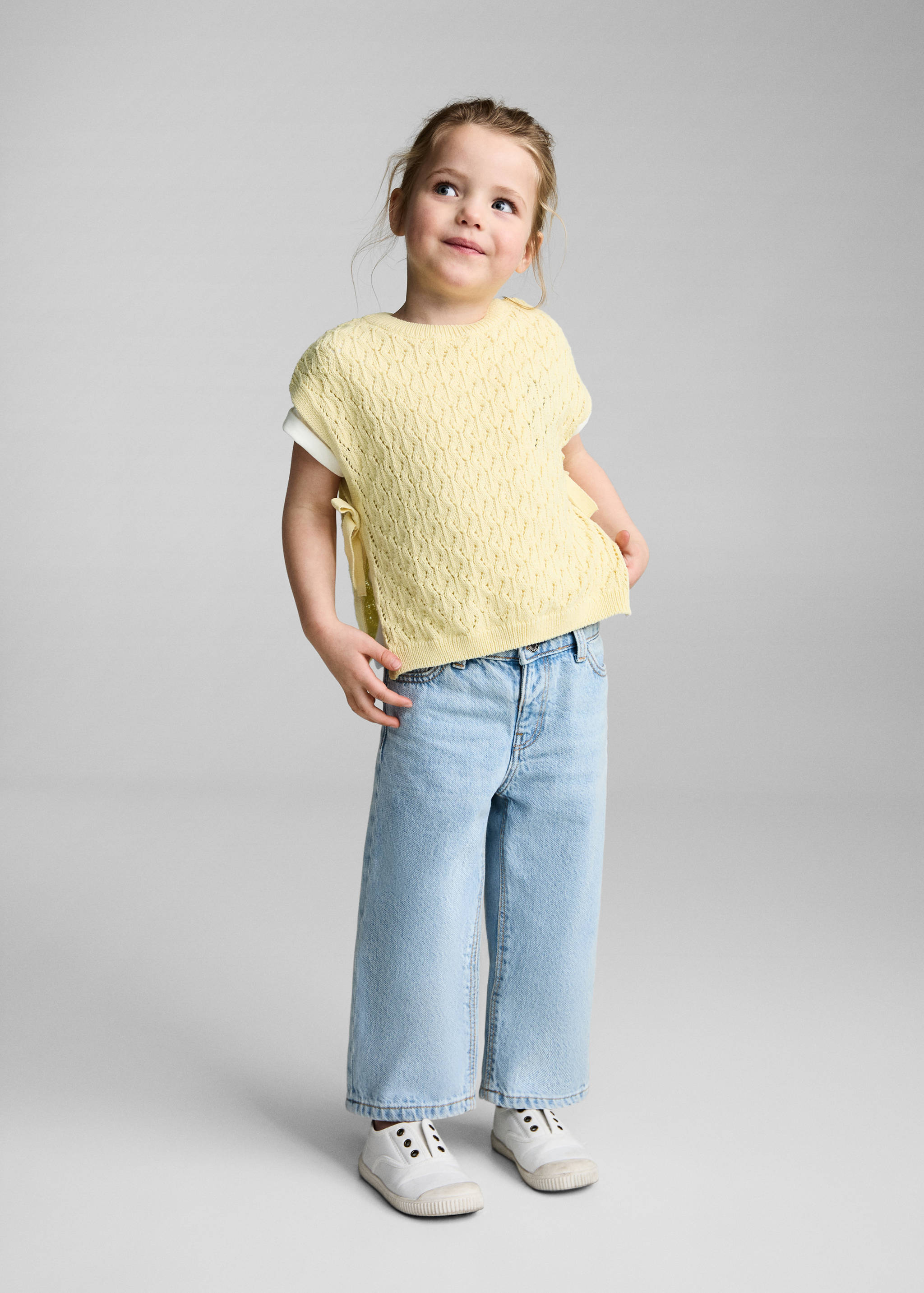 Жилет ажурной вязки - Общий план