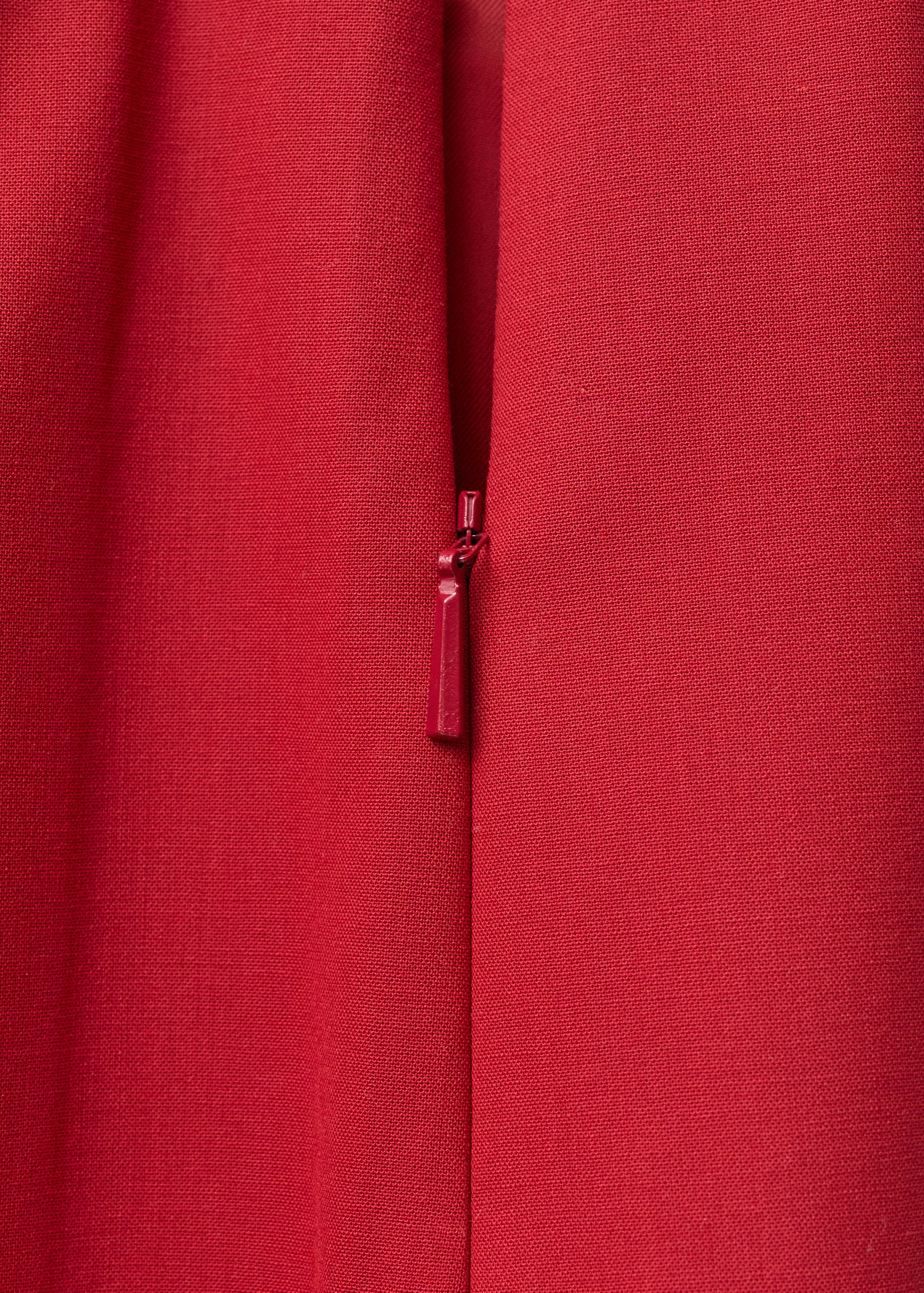 Юбка из смесовой шерсти со складками - Деталь изделия 0