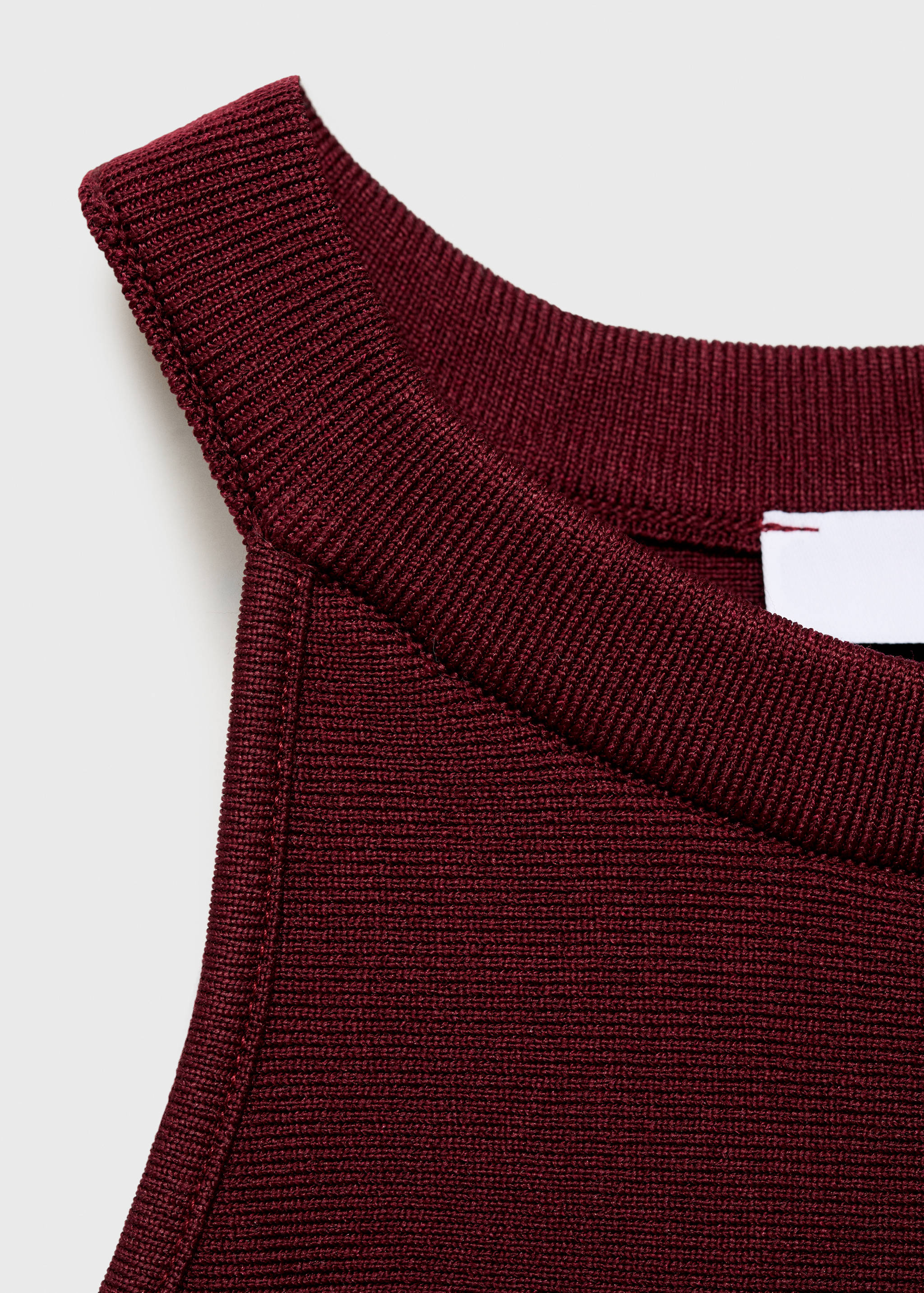 Short peplum knitted dress - Details of the article 8