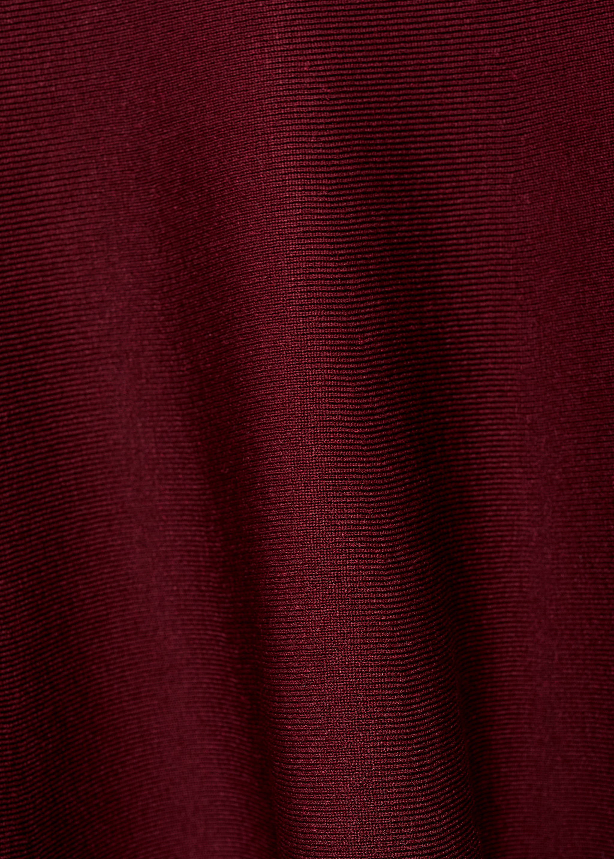 Short peplum knitted dress - Details of the article 0