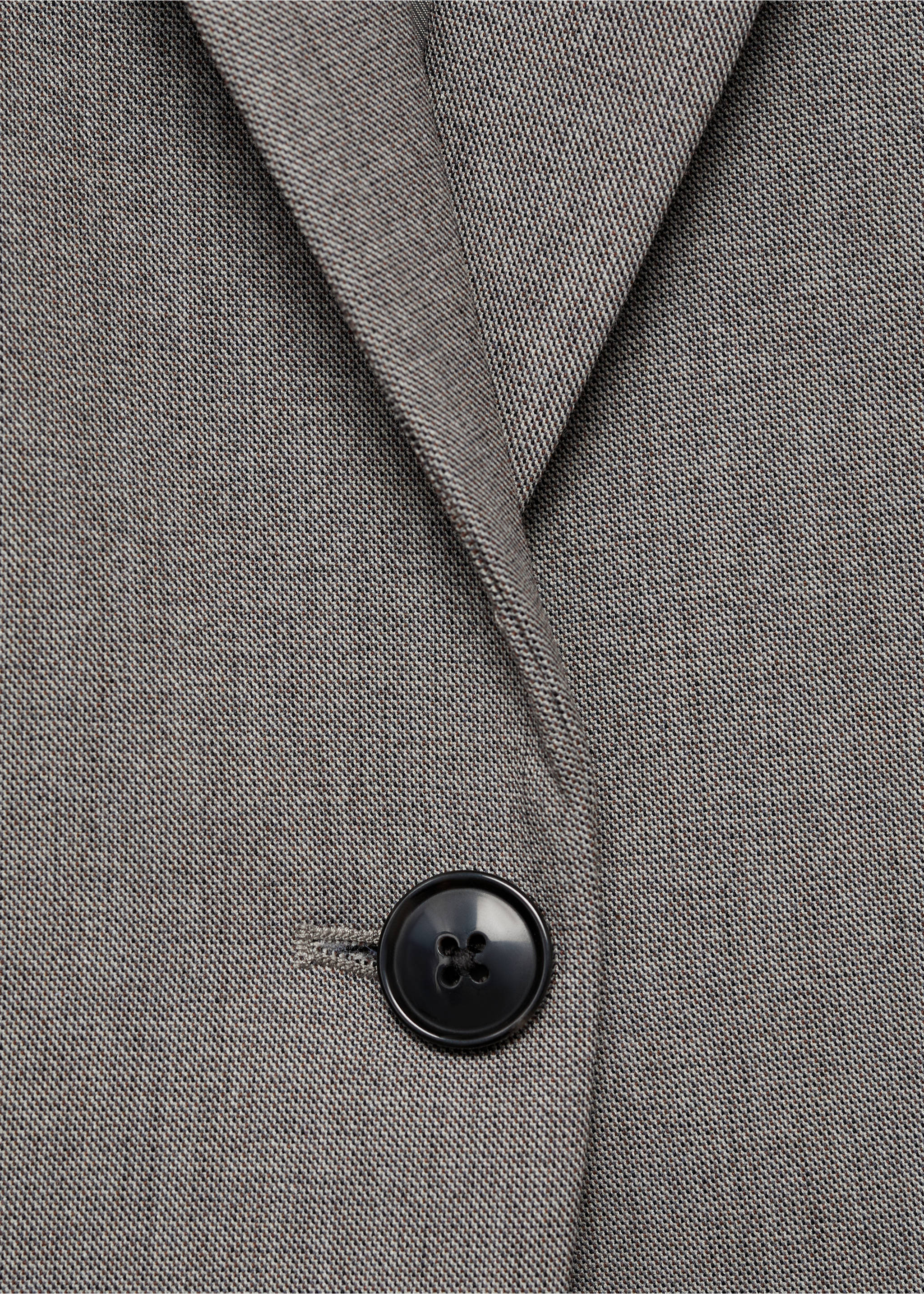 Blazer droit avec poches à rabat - Détail de l'article 0, Gris. Ref: 87085139-00.