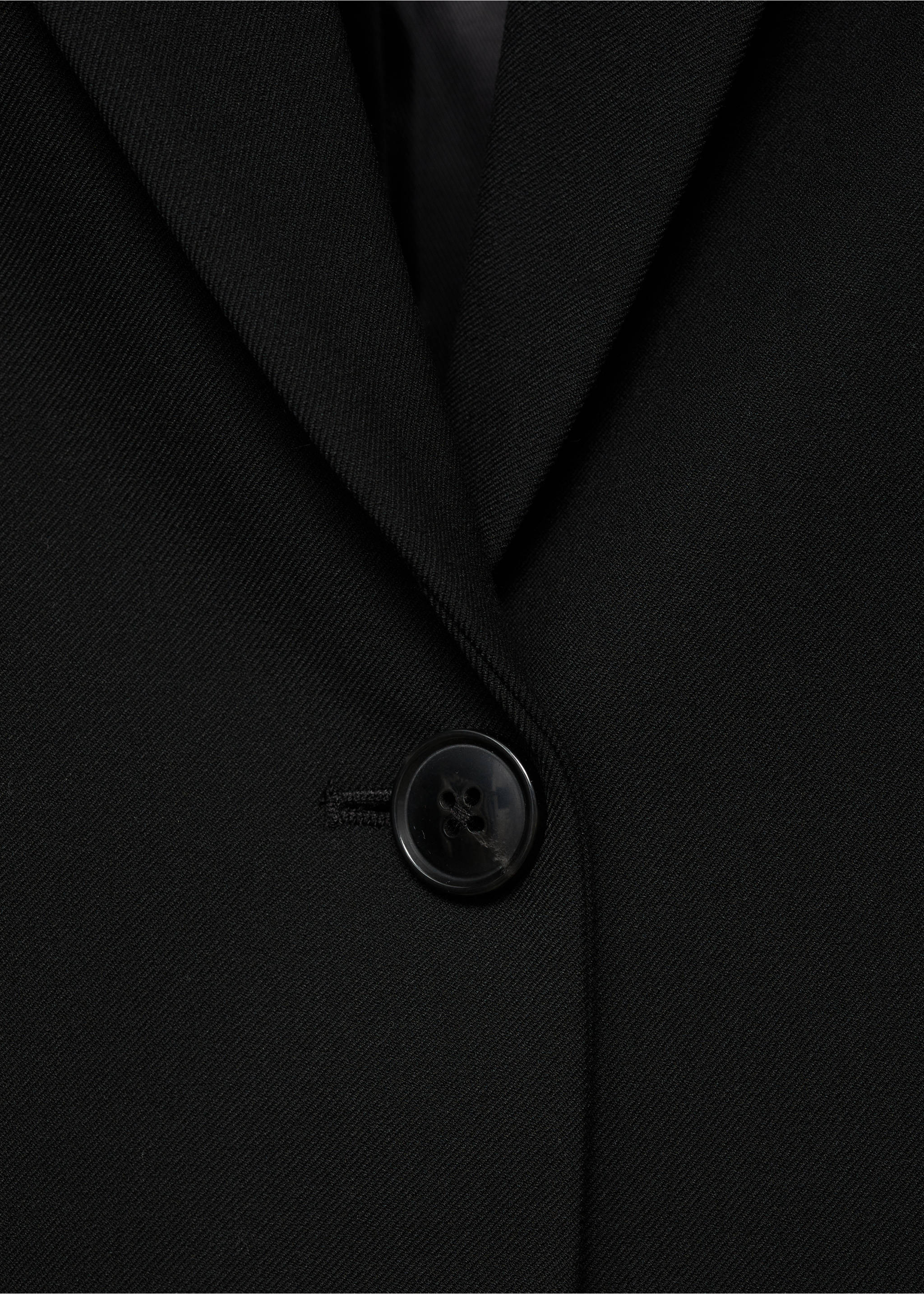 Blazer droit avec poches à rabat - Détail de l'article 8, Noir. Ref: 87085139-00.