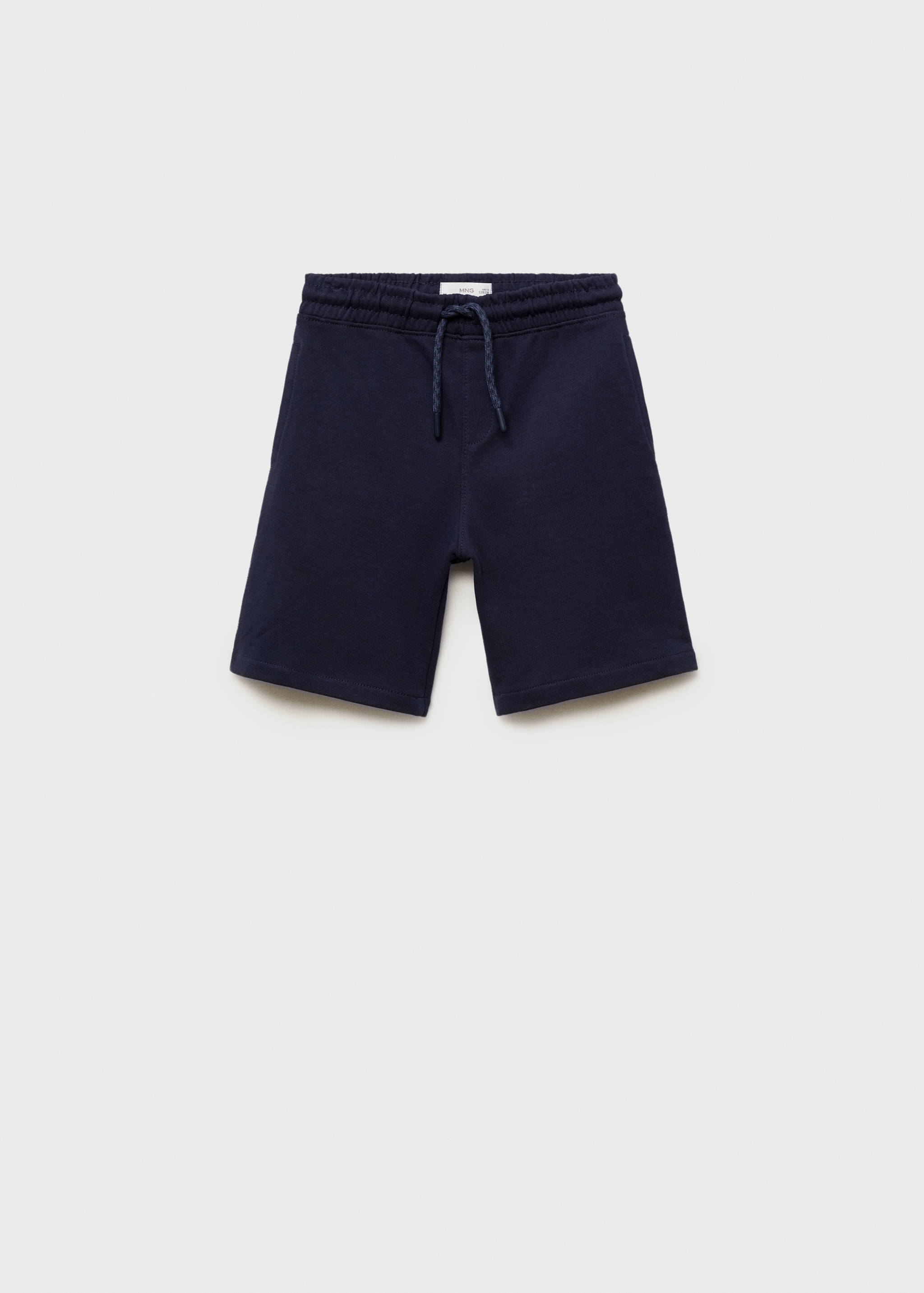 Cotton shorts with drawstring - Article without model