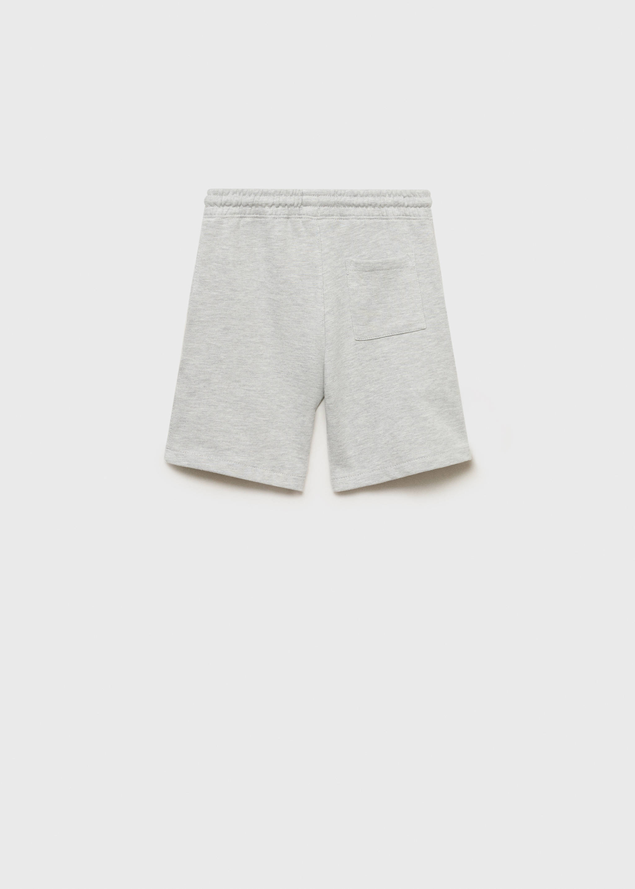 Cotton shorts with drawstring - Reverse of the article