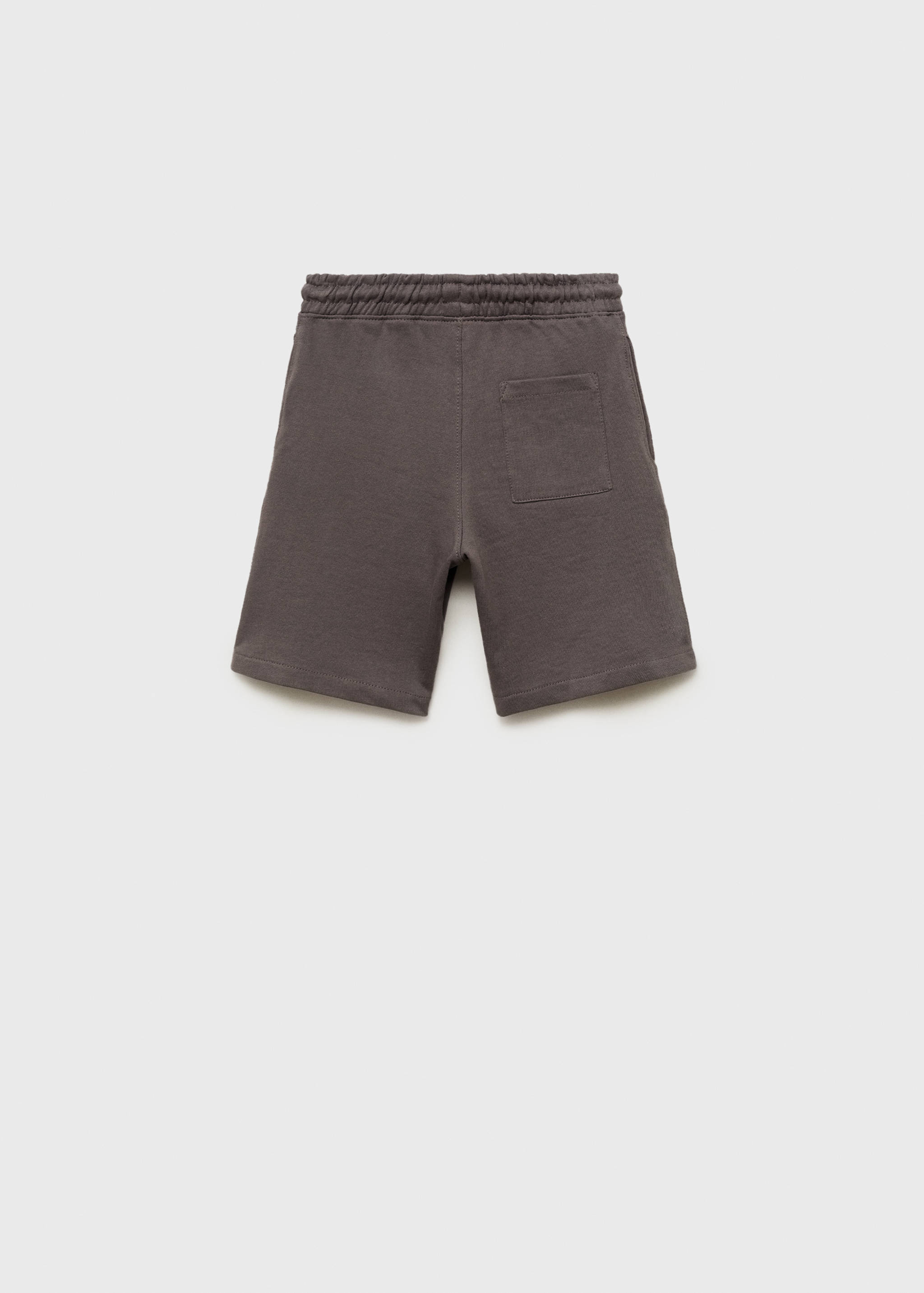Cotton shorts with drawstring - Reverse of the article