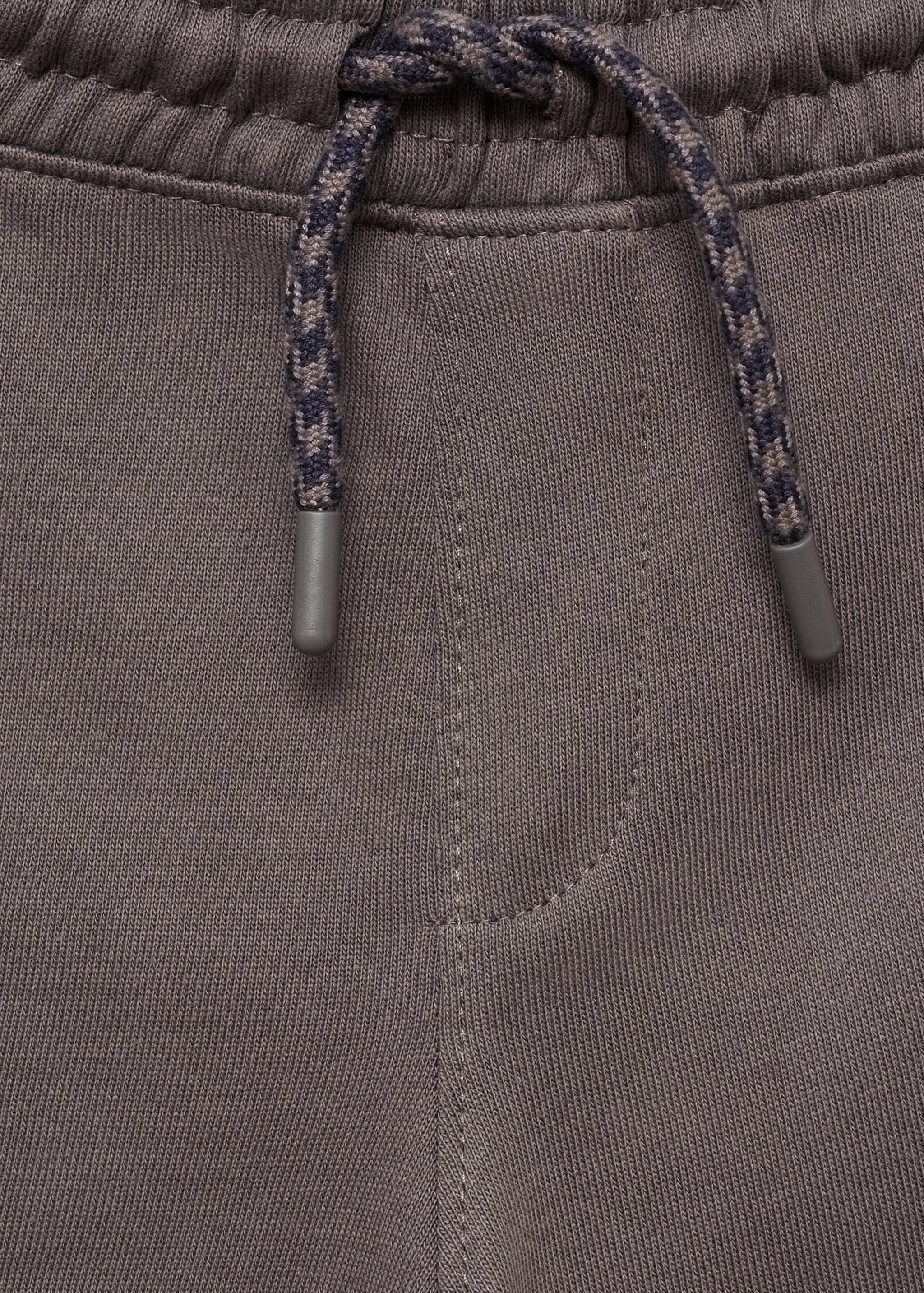 Cotton shorts with drawstring - Details of the article 8