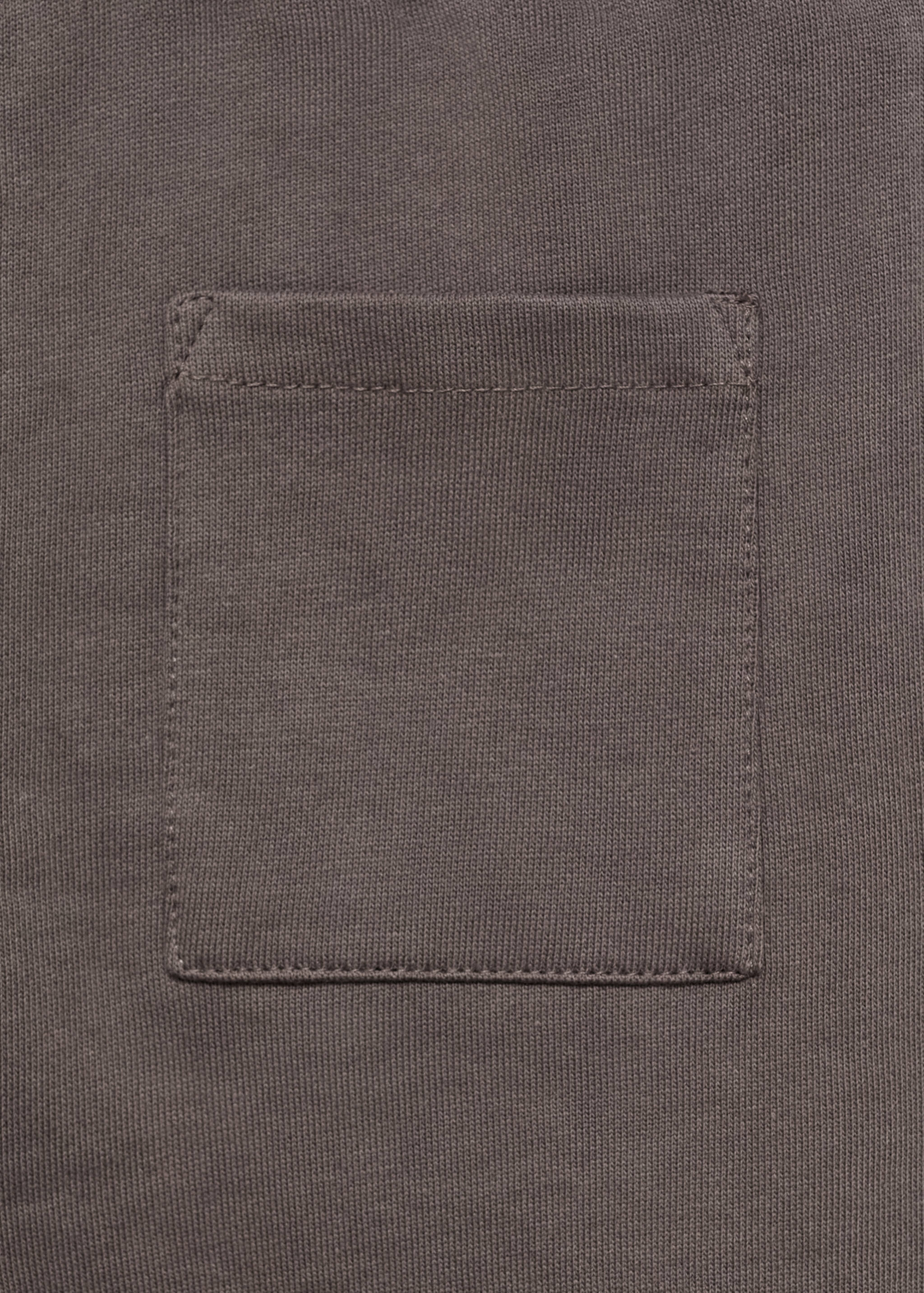 Cotton shorts with drawstring - Details of the article 0