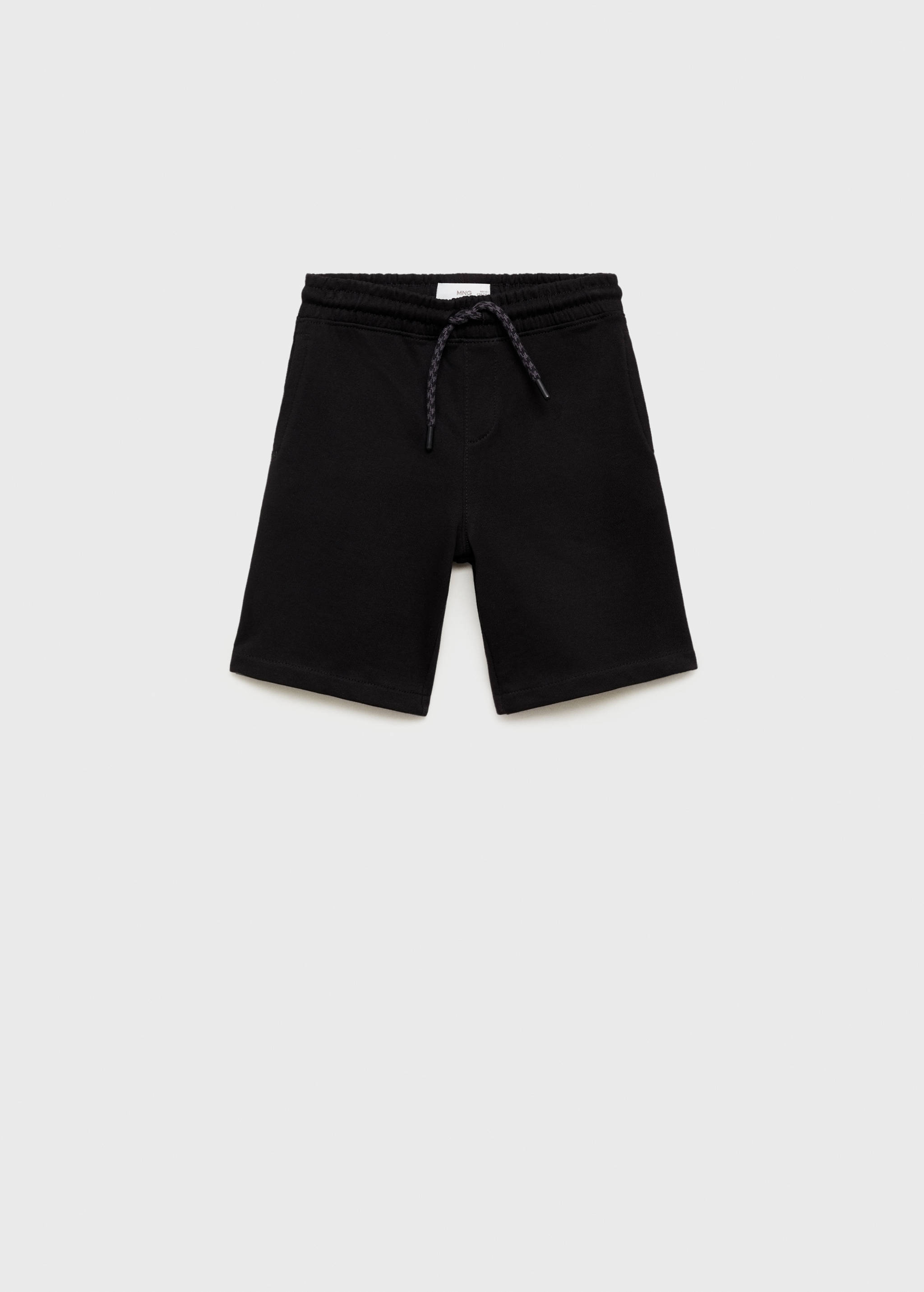 Cotton shorts with drawstring - Article without model