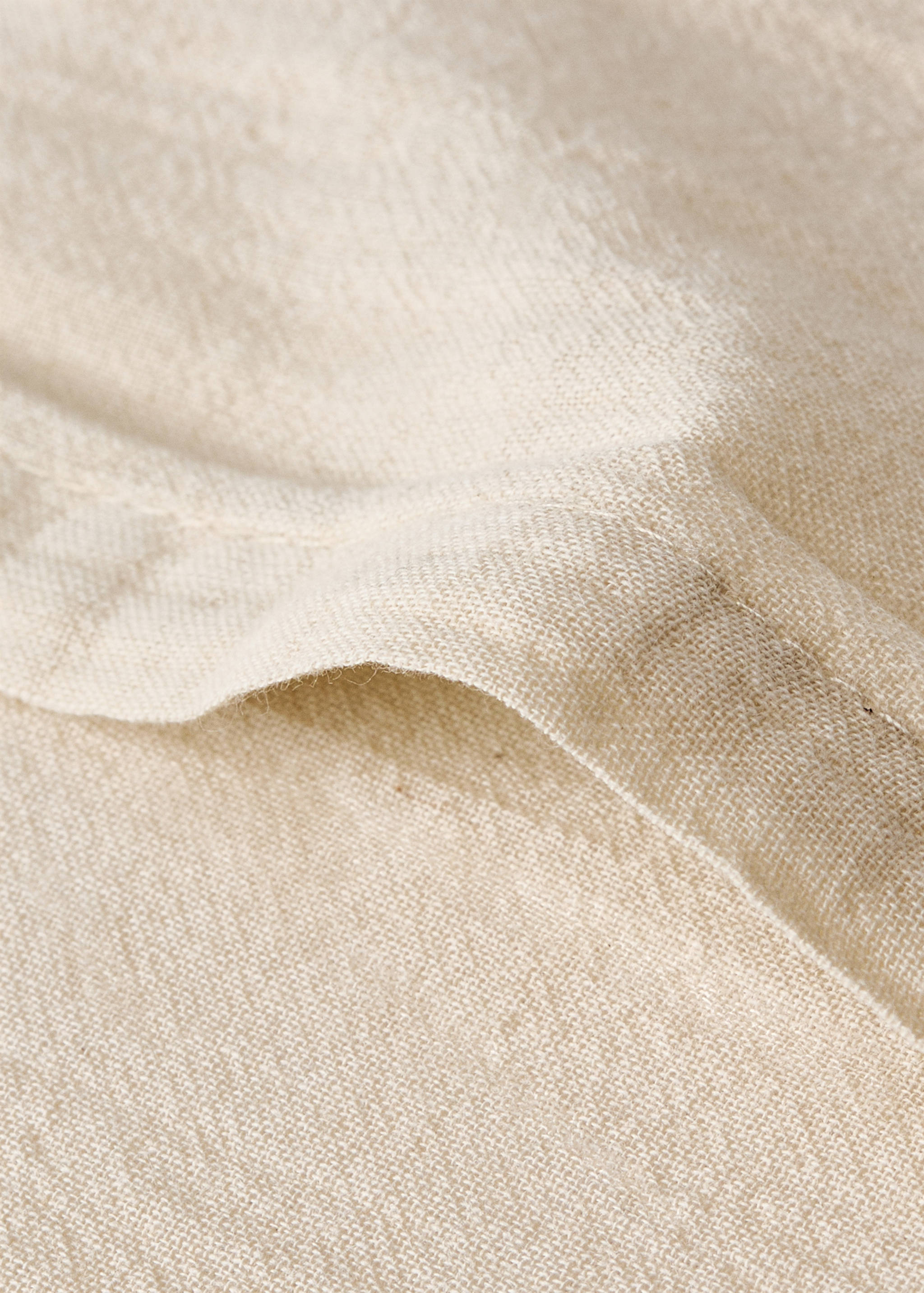 Washed cotton plaid children's bed cushion cover 40x40 cm - Details of the article 3