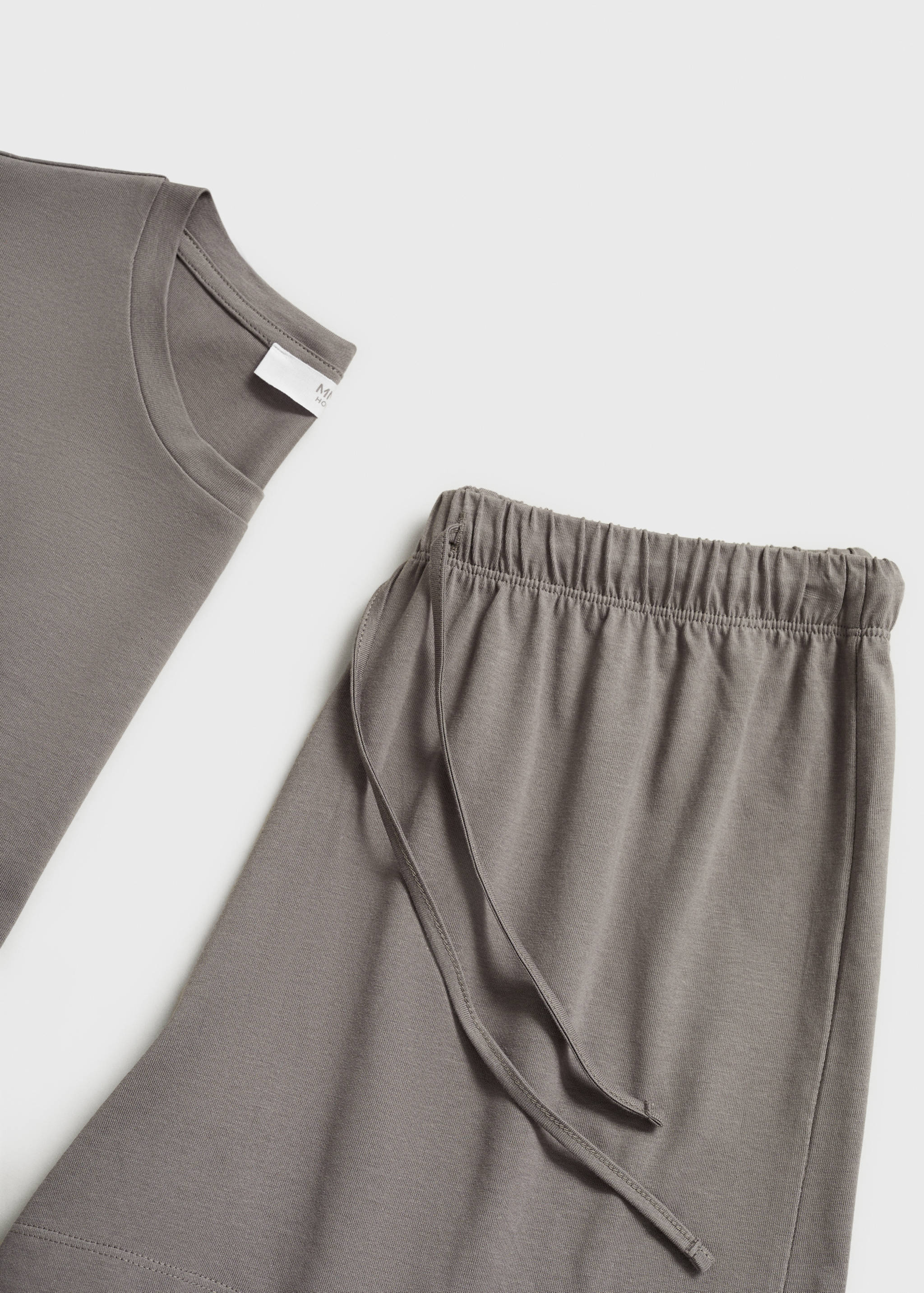 Two-piece short cotton pyjama set - Details of the article 8