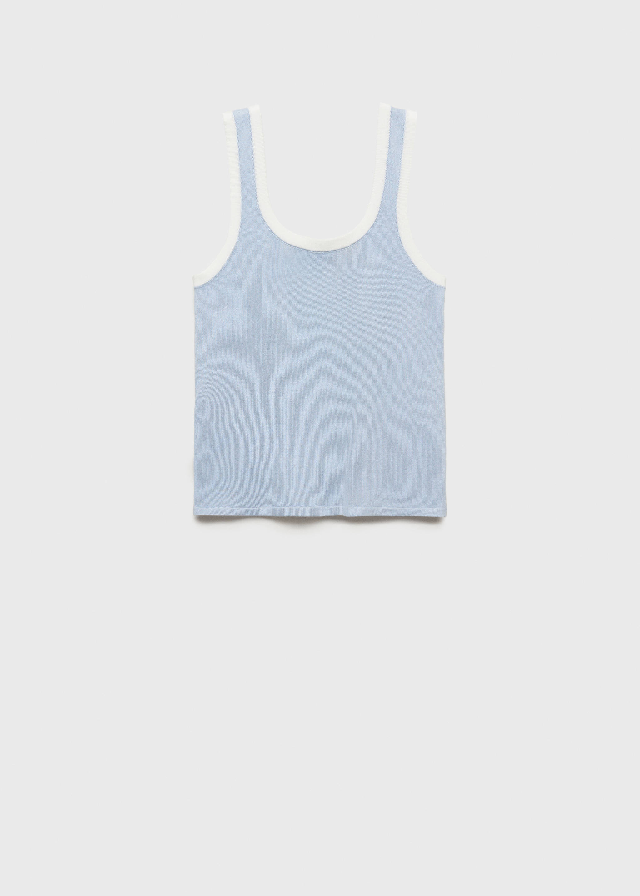 Top with contrasting finishes - Article without model