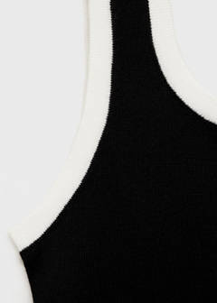 Top with contrasting finishes — Black 5