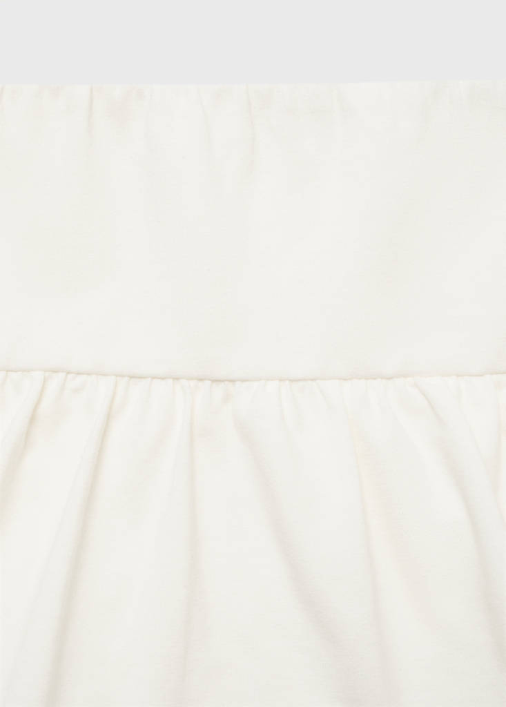 Ruffled mini-skirt trousers — Off White