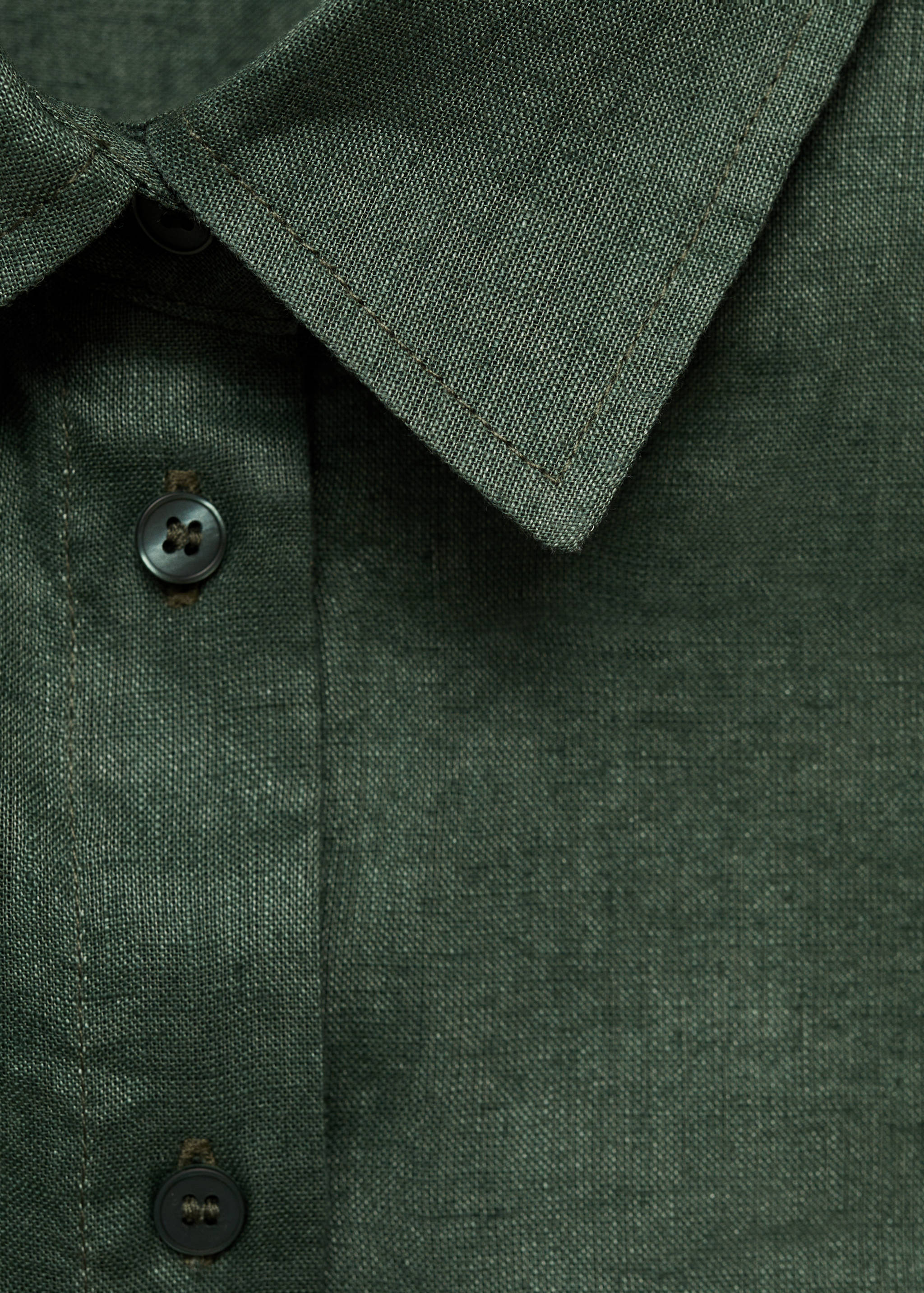 Pocket linen shirt - Details of the article 8
