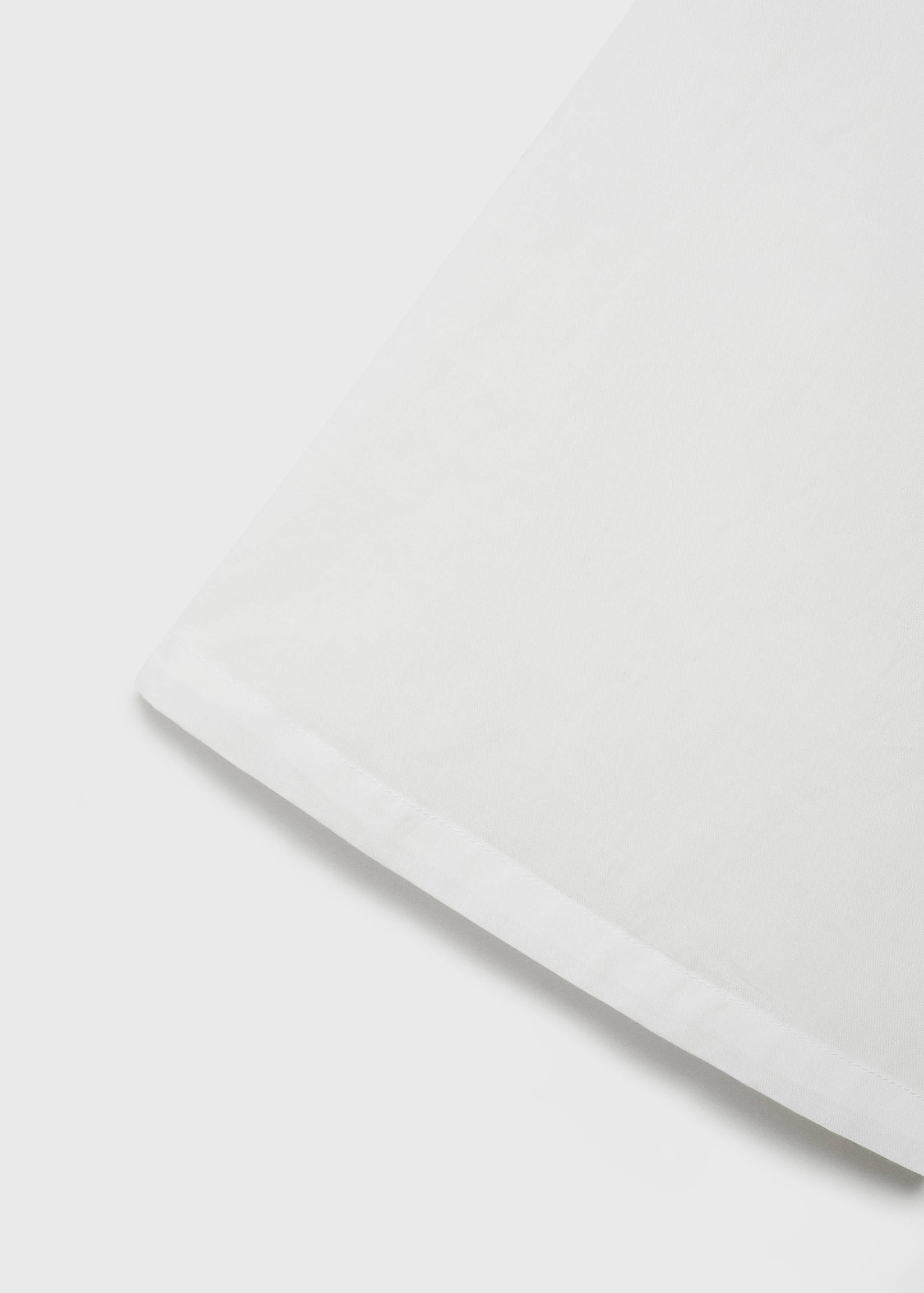 Cotton robe with lace - Details of the article 0