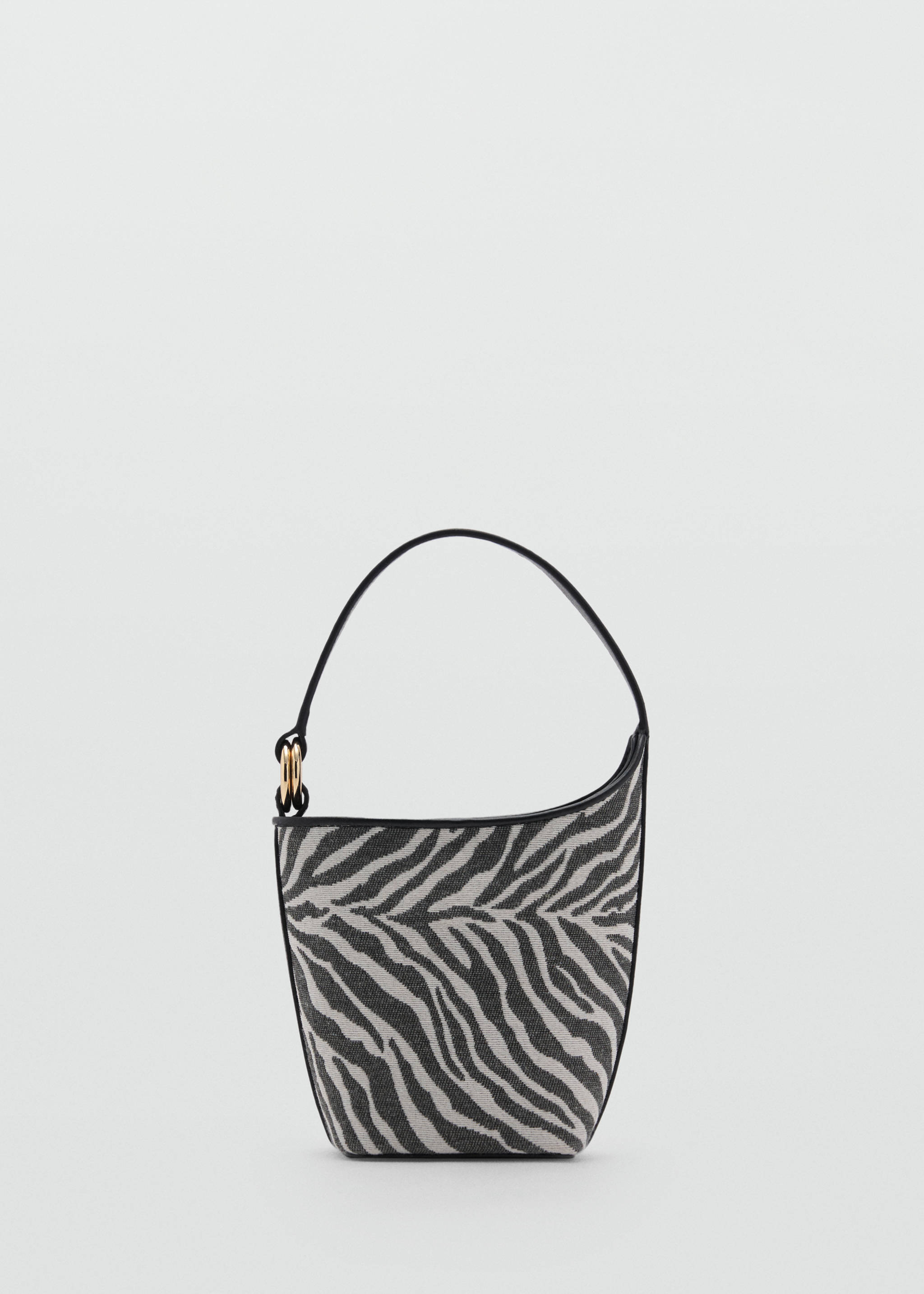 Zebra-print bucket bag - Article without model