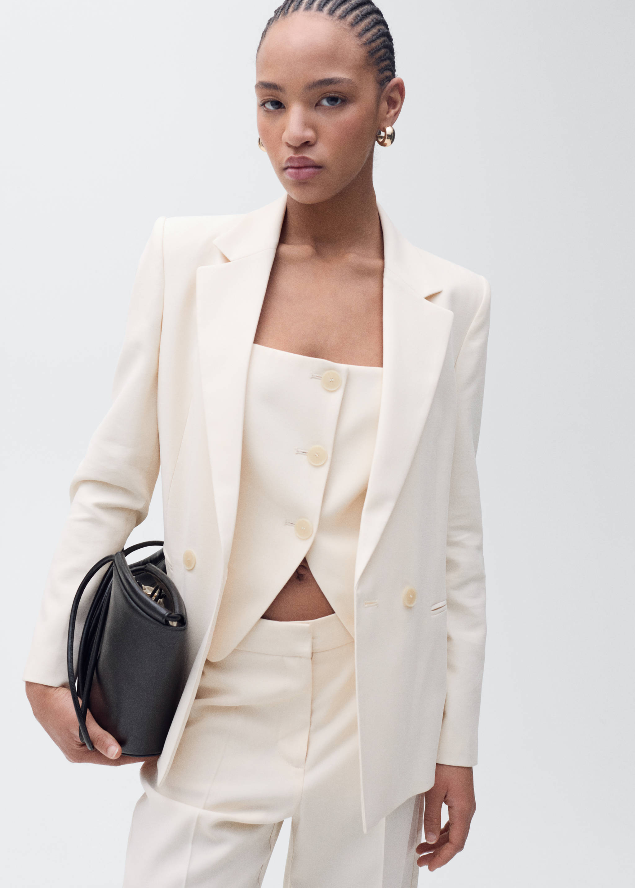 سروال بدلة مستقيم - تفاصيل المنتج 1