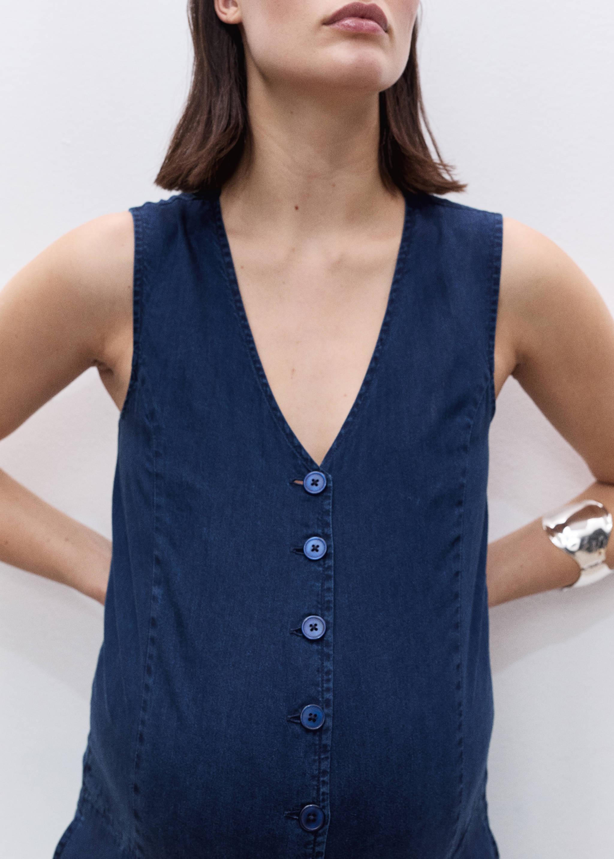 Lyocell maternity jumpsuit - Details of the article 6