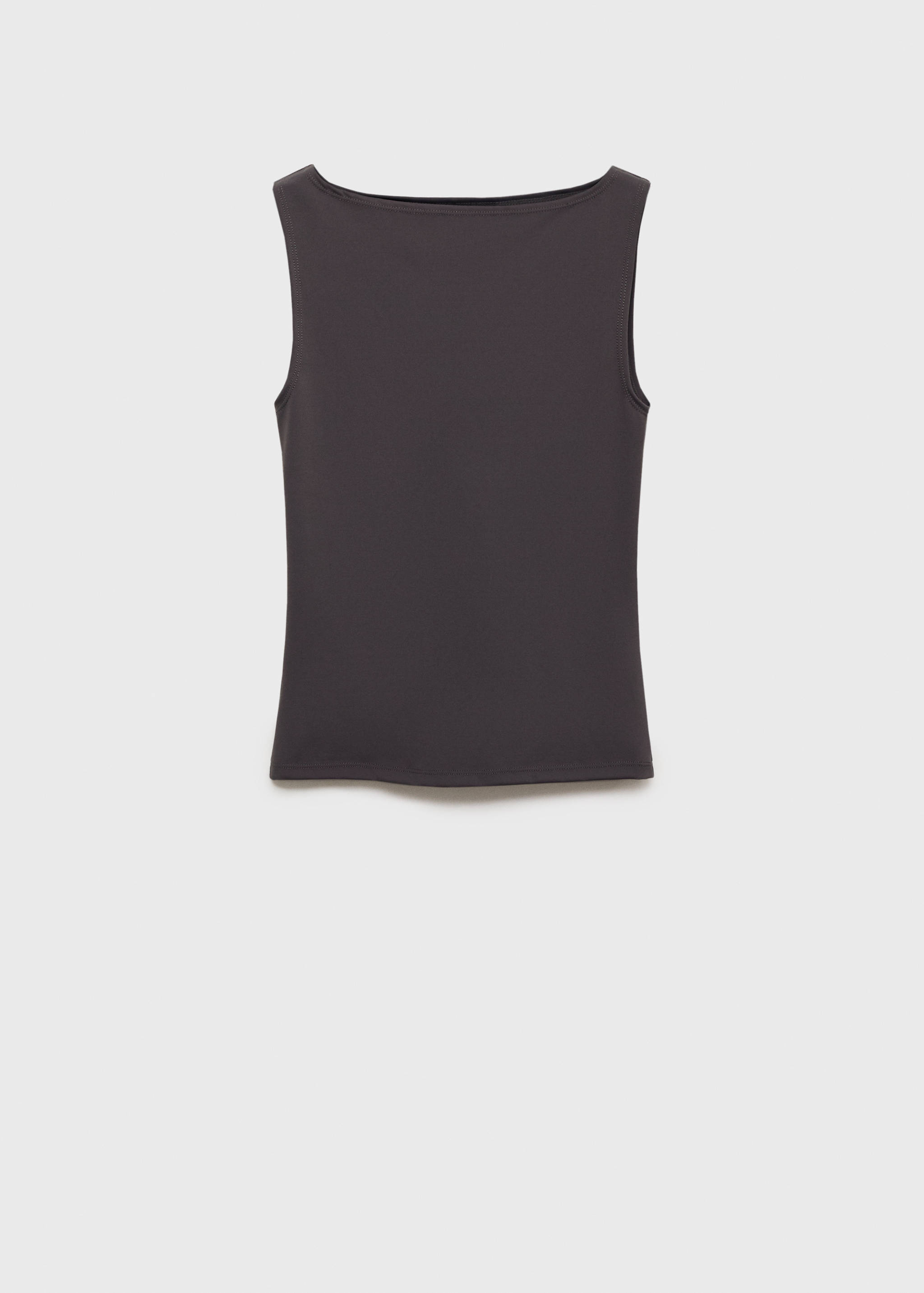 Boat neck strapless top - Article without model