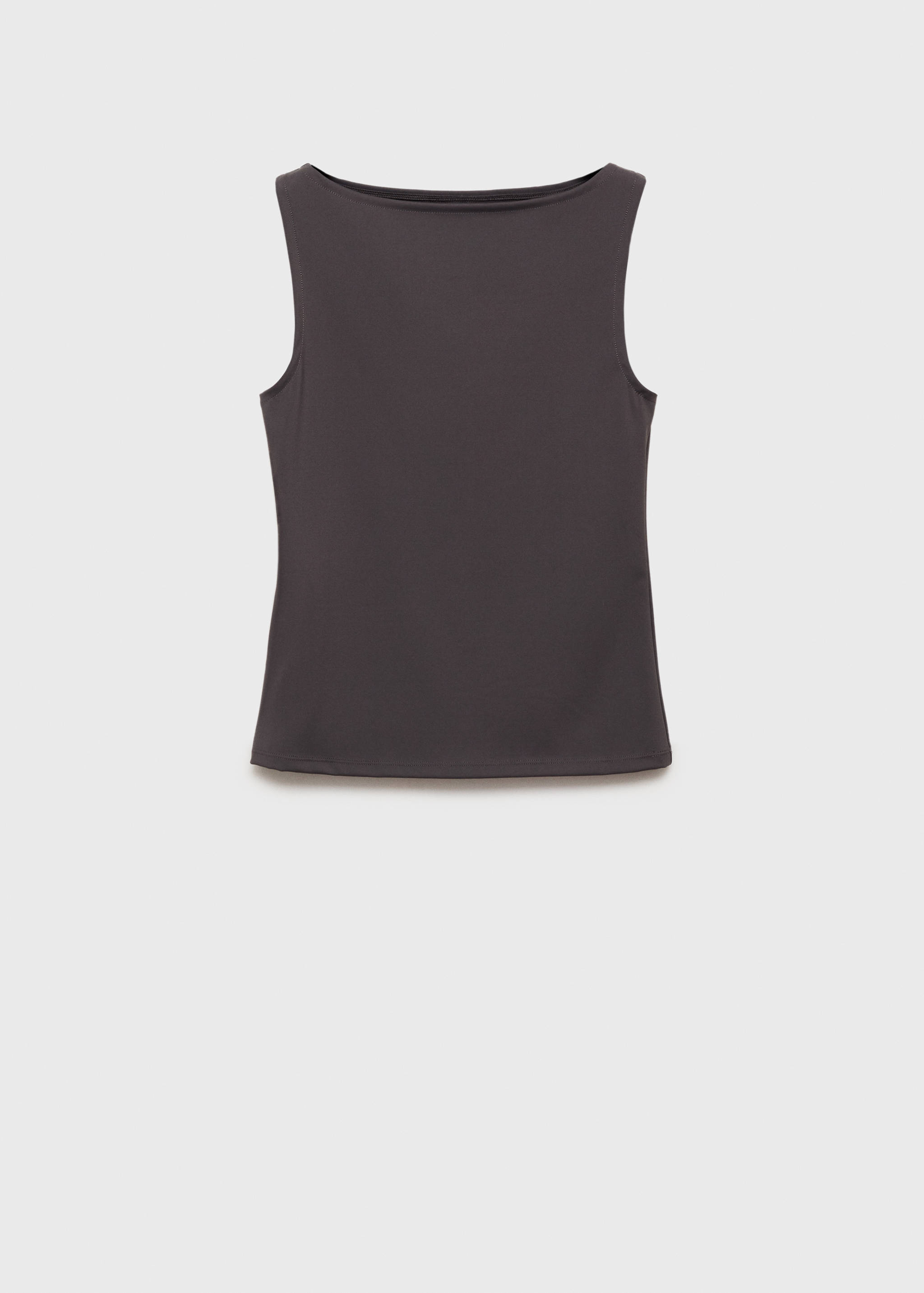 Boat neck strapless top - Article without model
