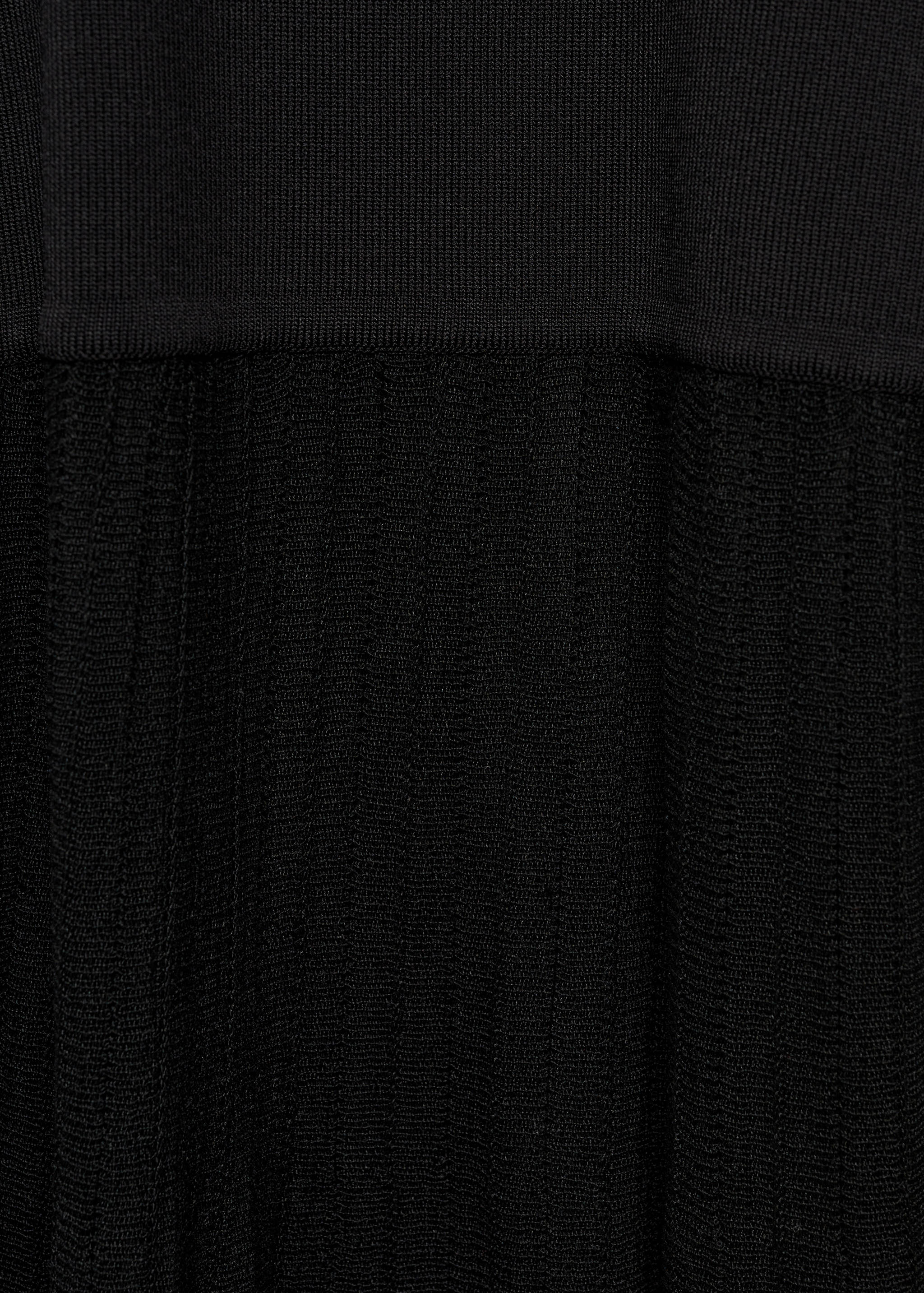 Knitted dress with semi-transparent skirt - Details of the article 8