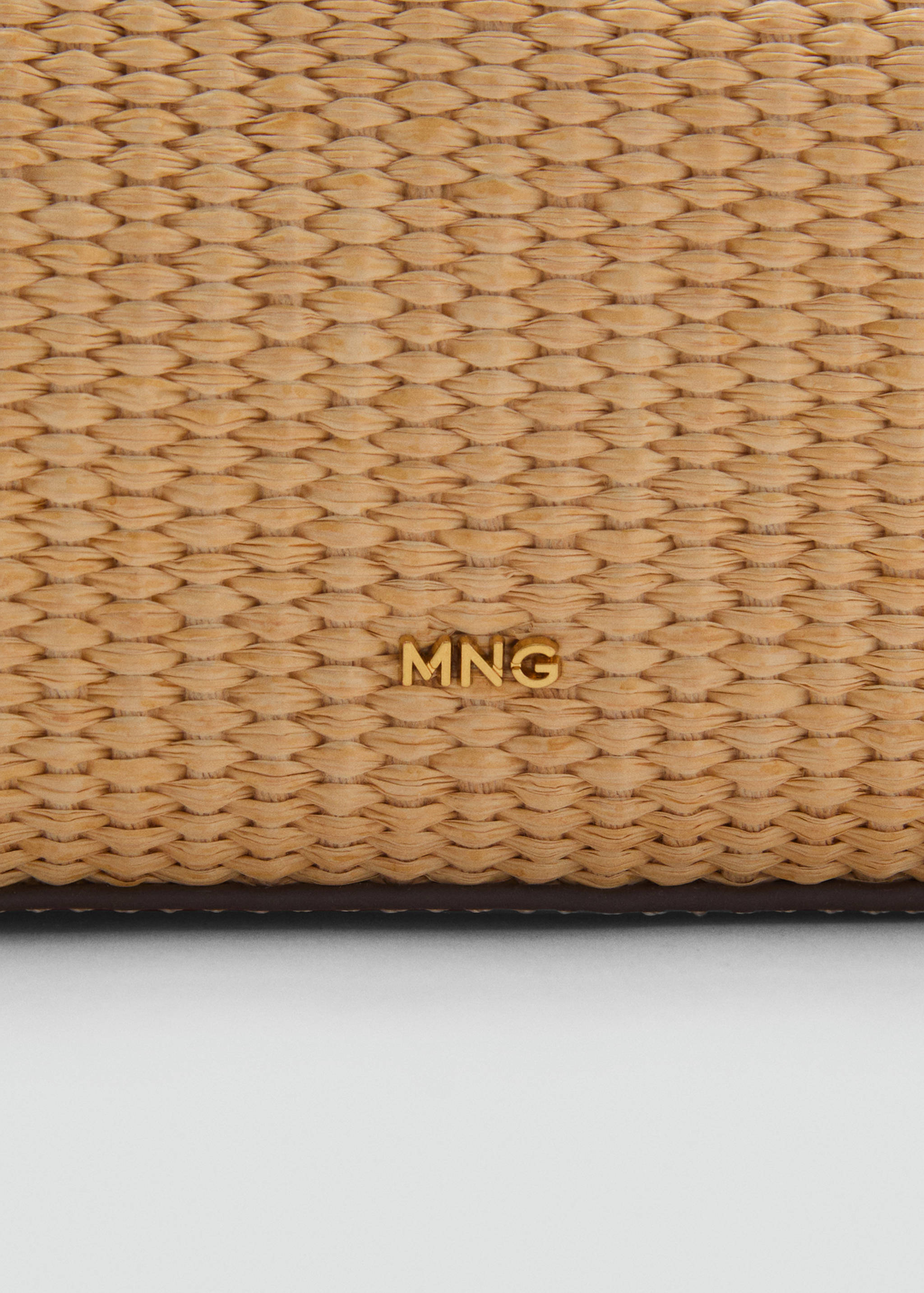 Косметичка с эффектом рафии - Деталь изделия 1