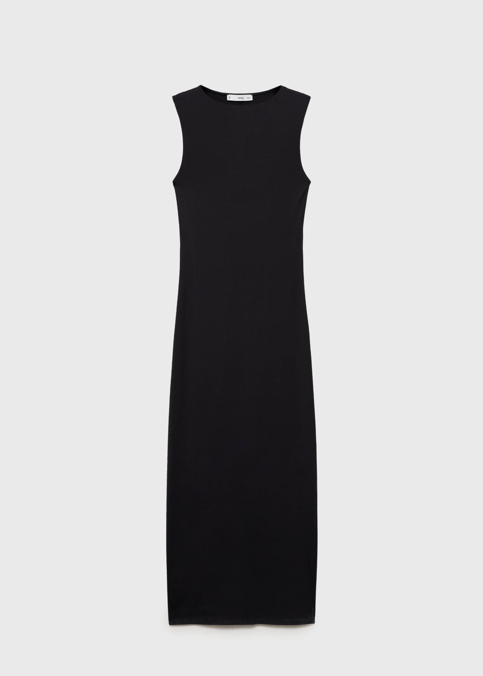 Robe longue ouverture arrière - Article sans modèle