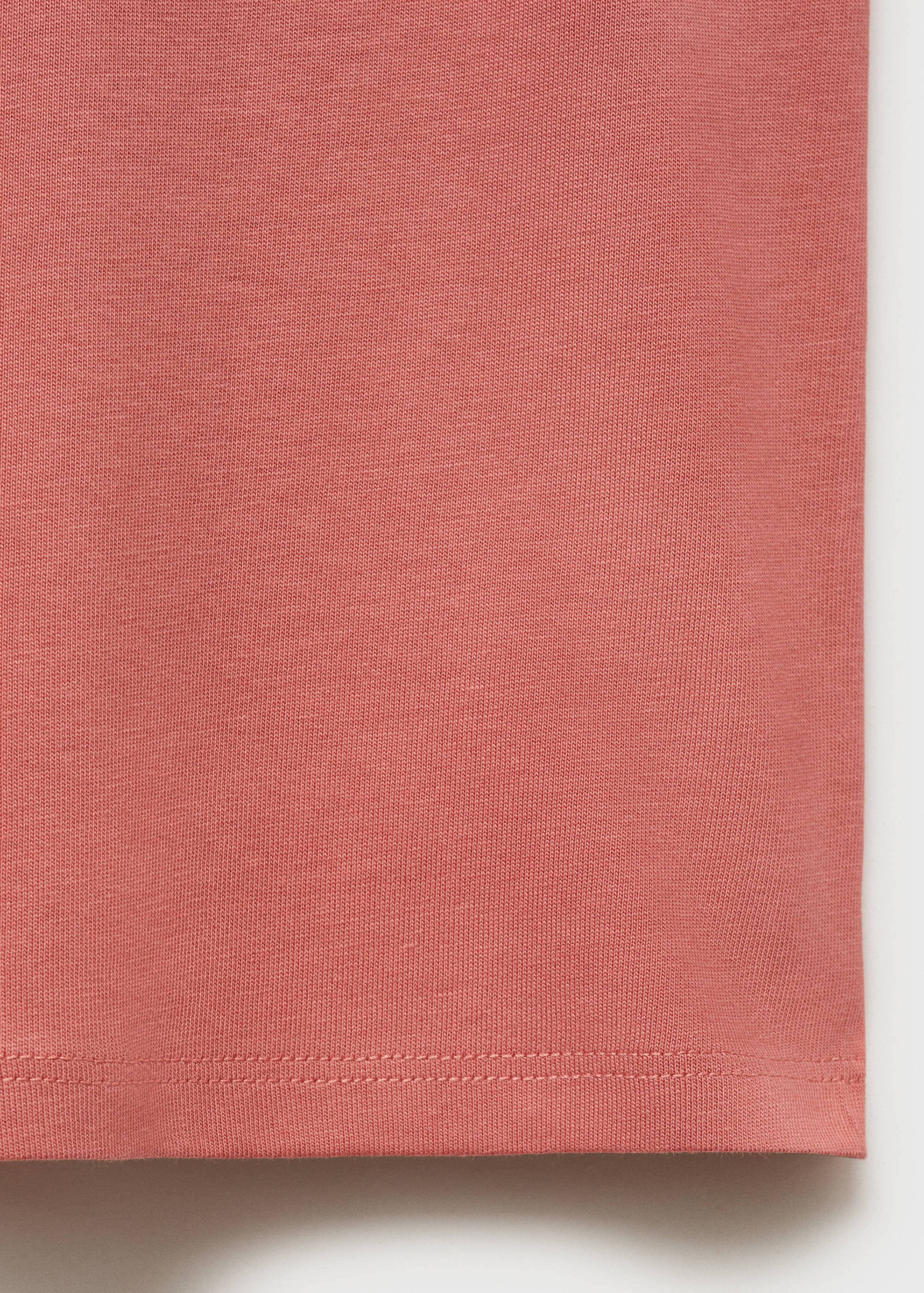 Cotton t-shirt with lace trim - Details of the article 0