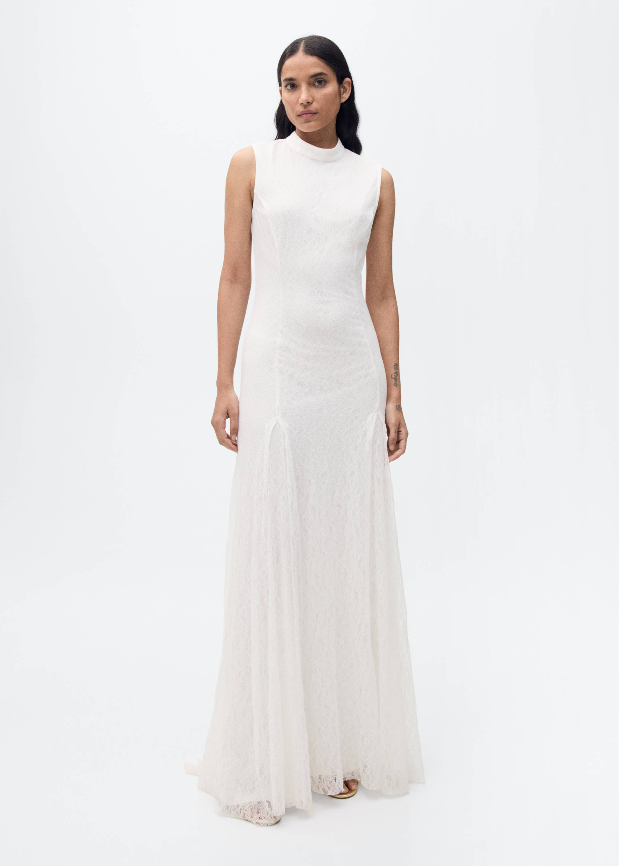 Robe dentelle à pinces - Plan général