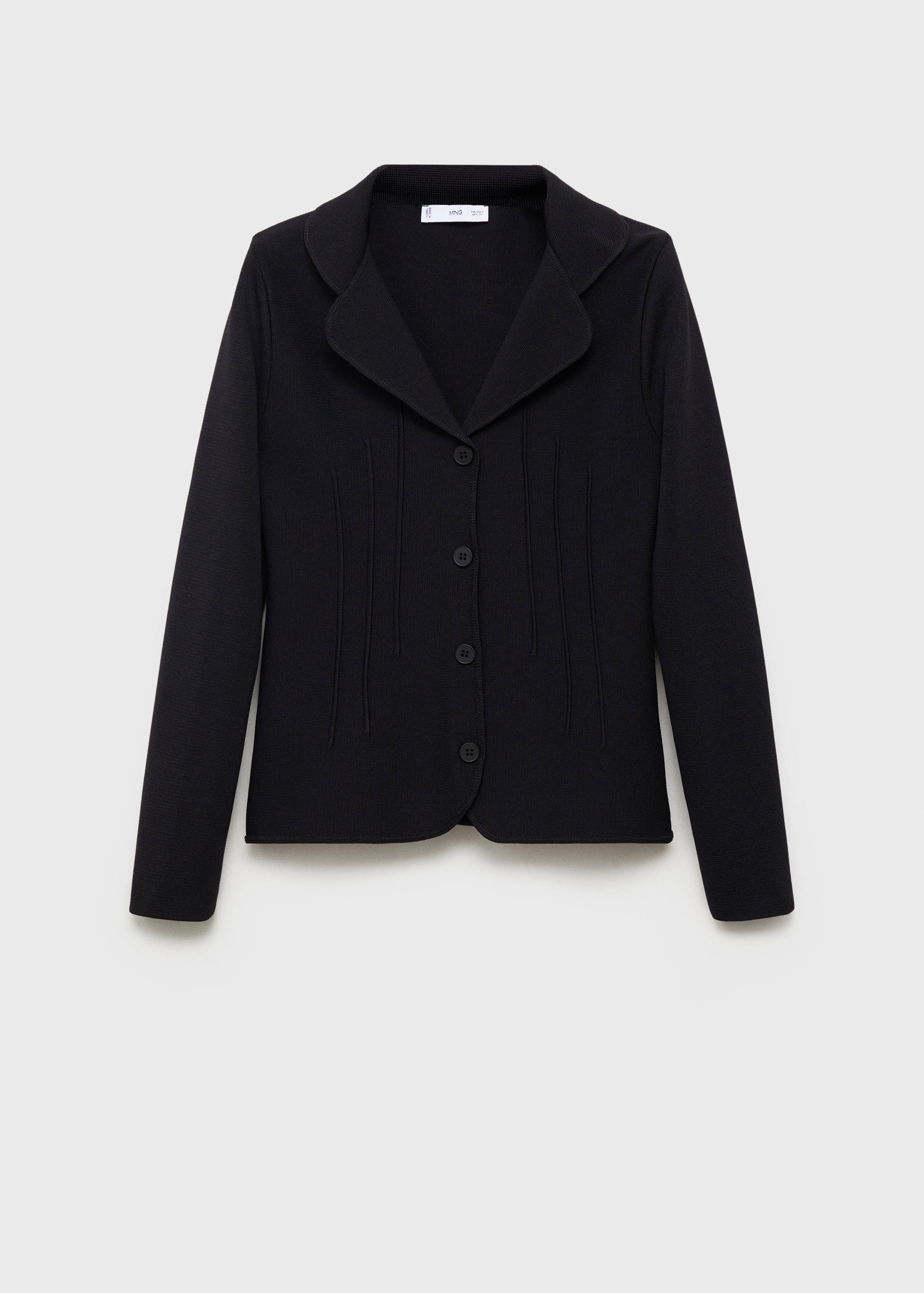 Veste maille avec col revers - Article sans modèle