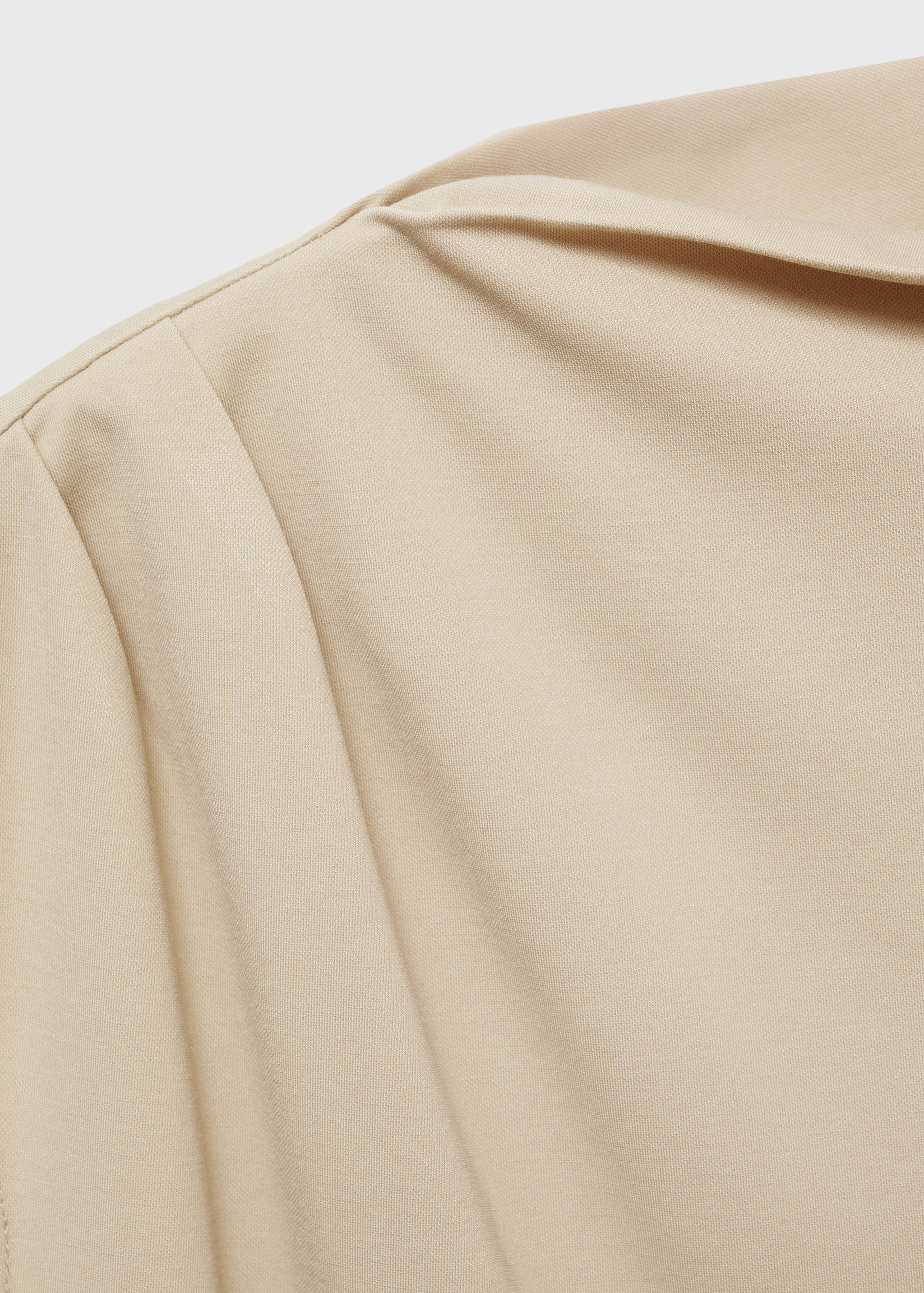T-shirt with gathered asymmetrical neck - Details of the article 8