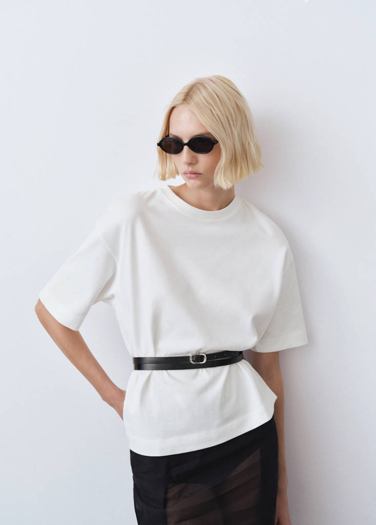Oversized cotton t-shirt — Off White