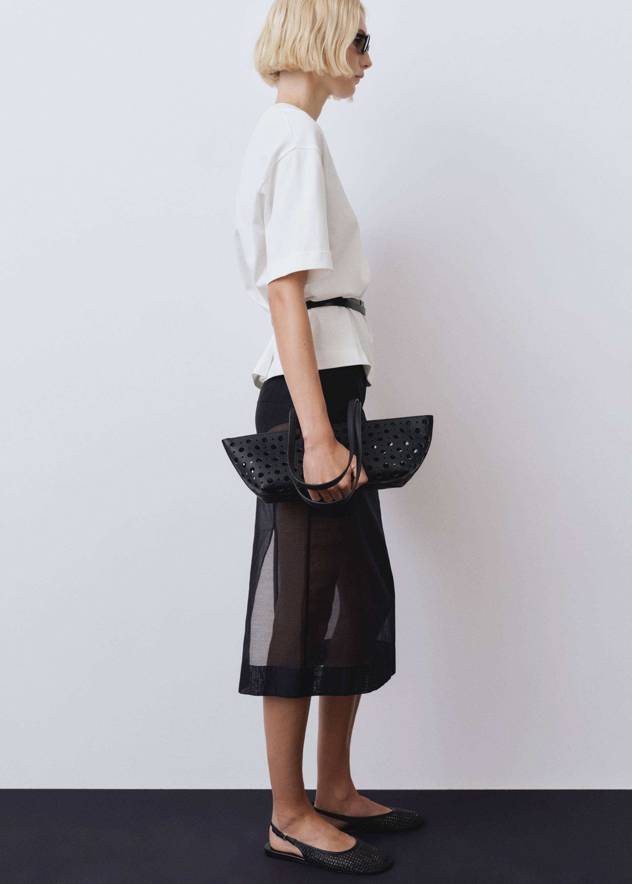 Футболка оверсайз из хлопка - Деталь изделия 6