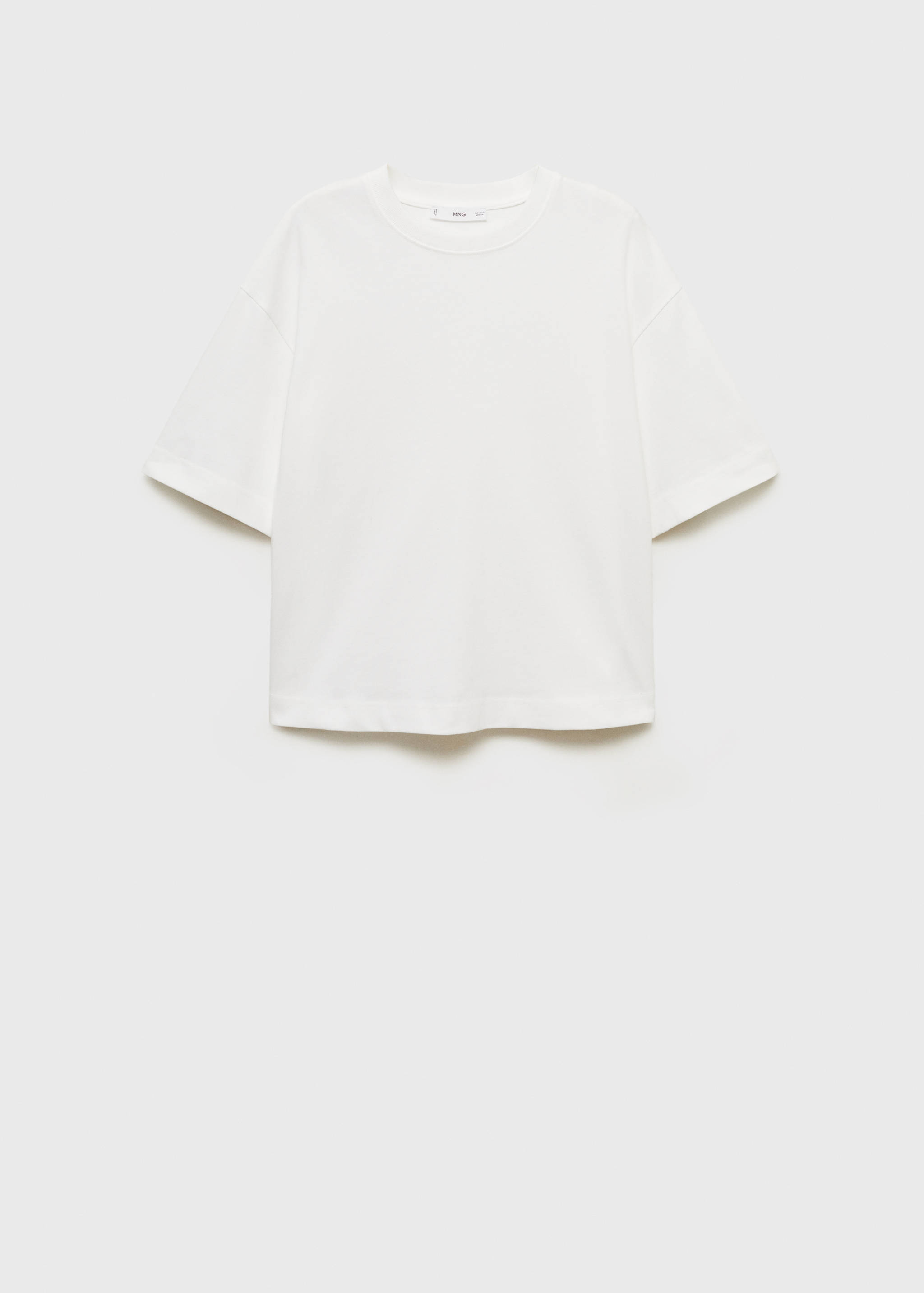 Maglietta oversize in cotone - Articolo senza modello