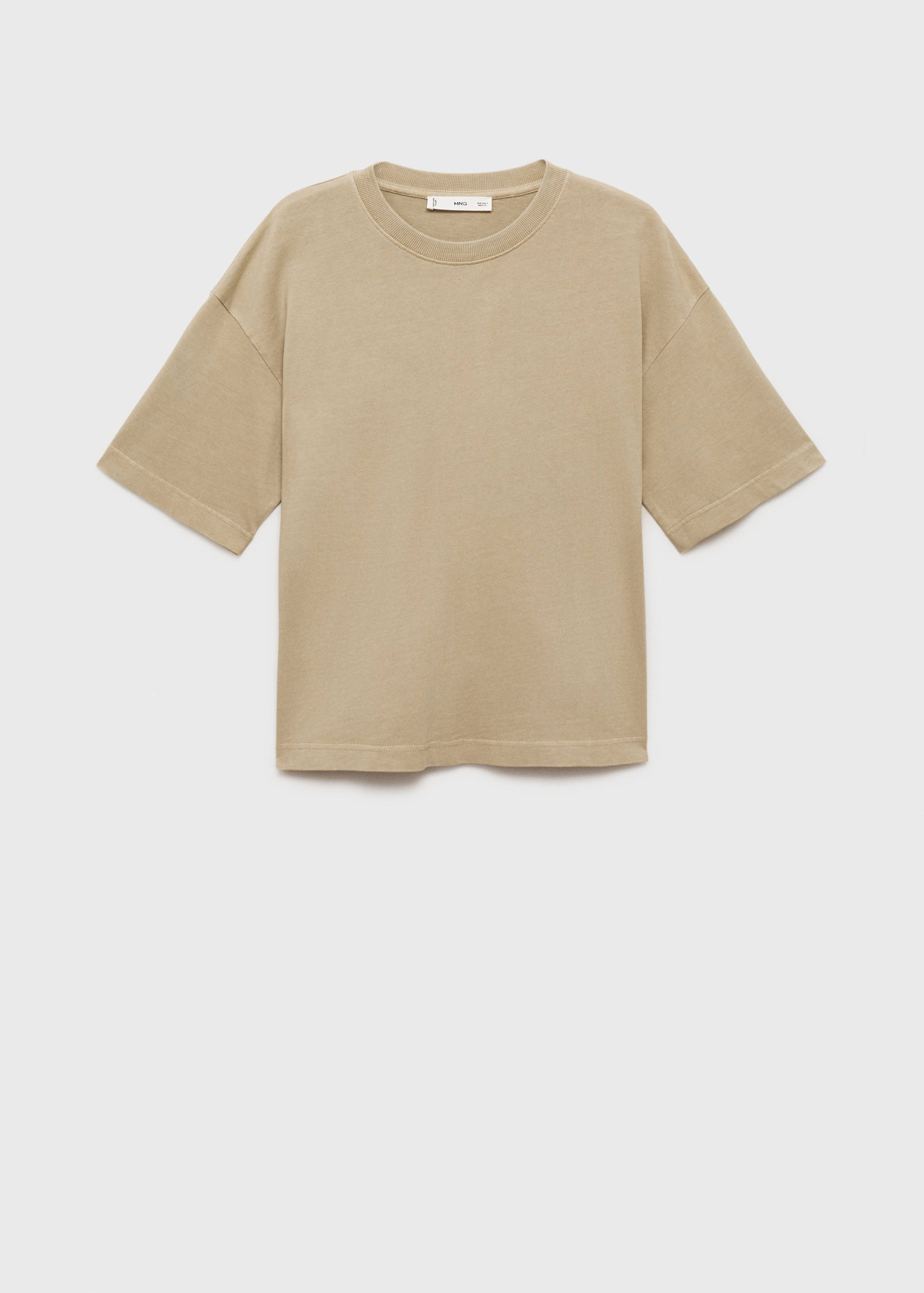 Maglietta oversize in cotone - Articolo senza modello