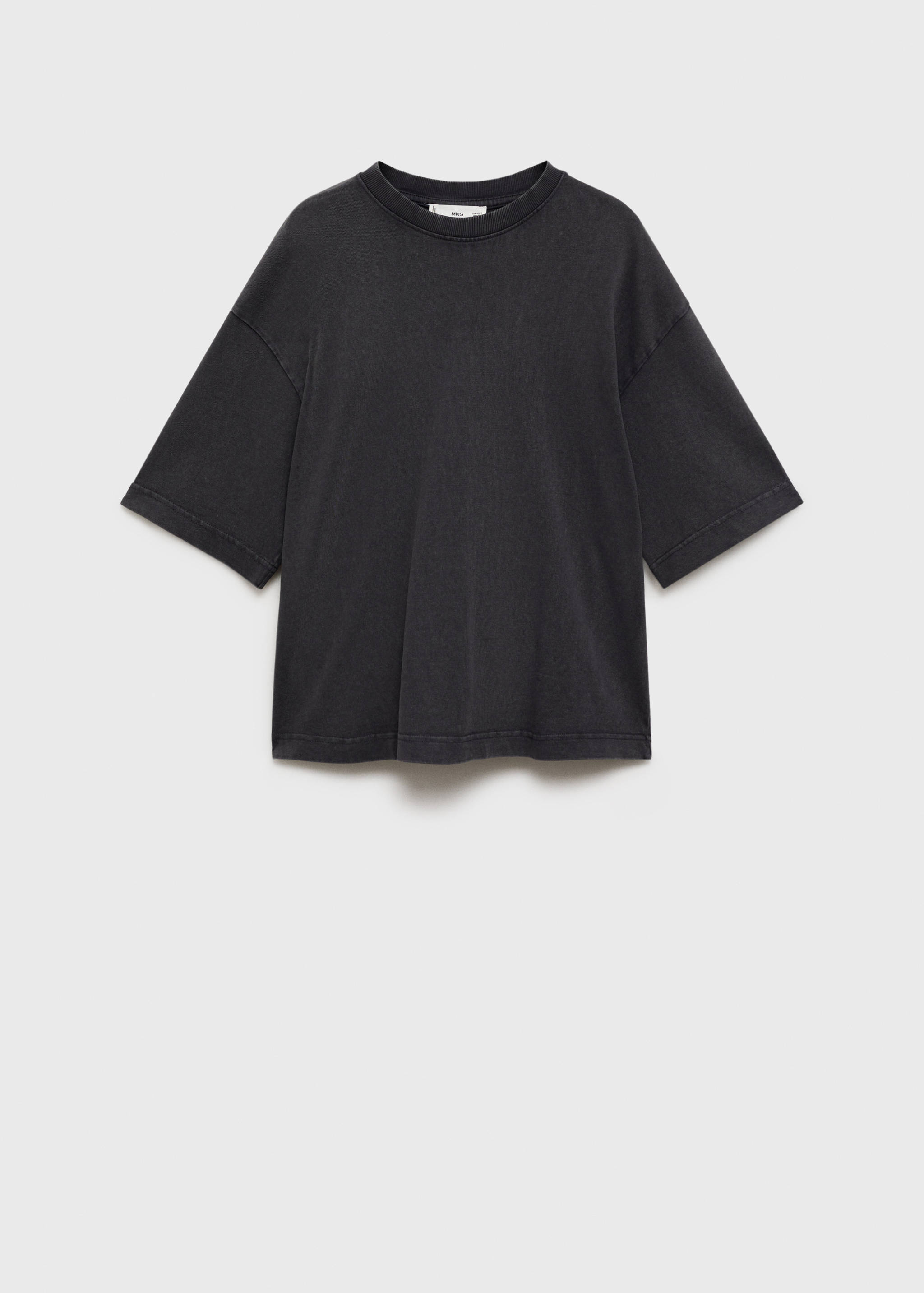 Maglietta oversize in cotone - Articolo senza modello