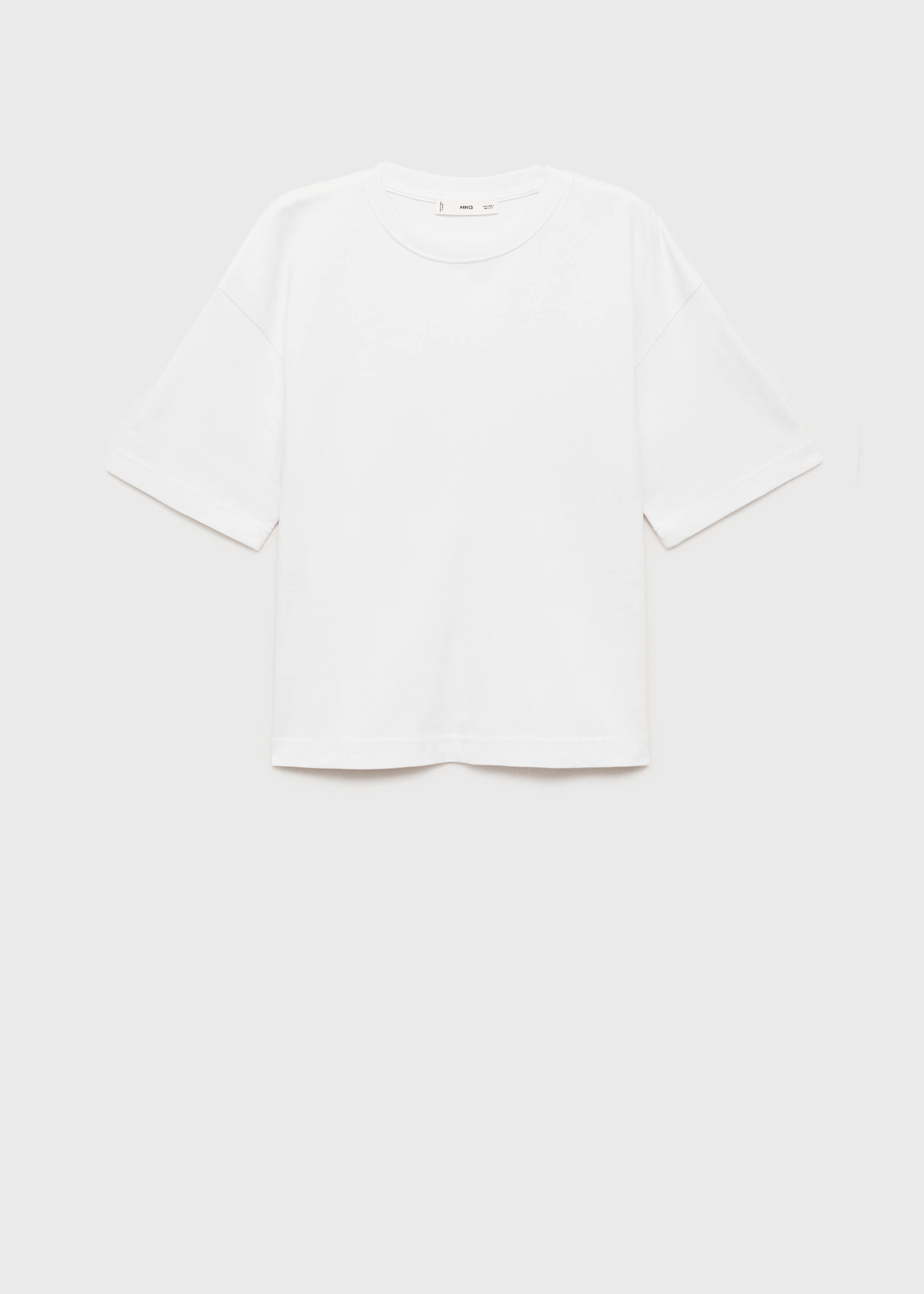 Oversized cotton maternity t-shirt - Article without model