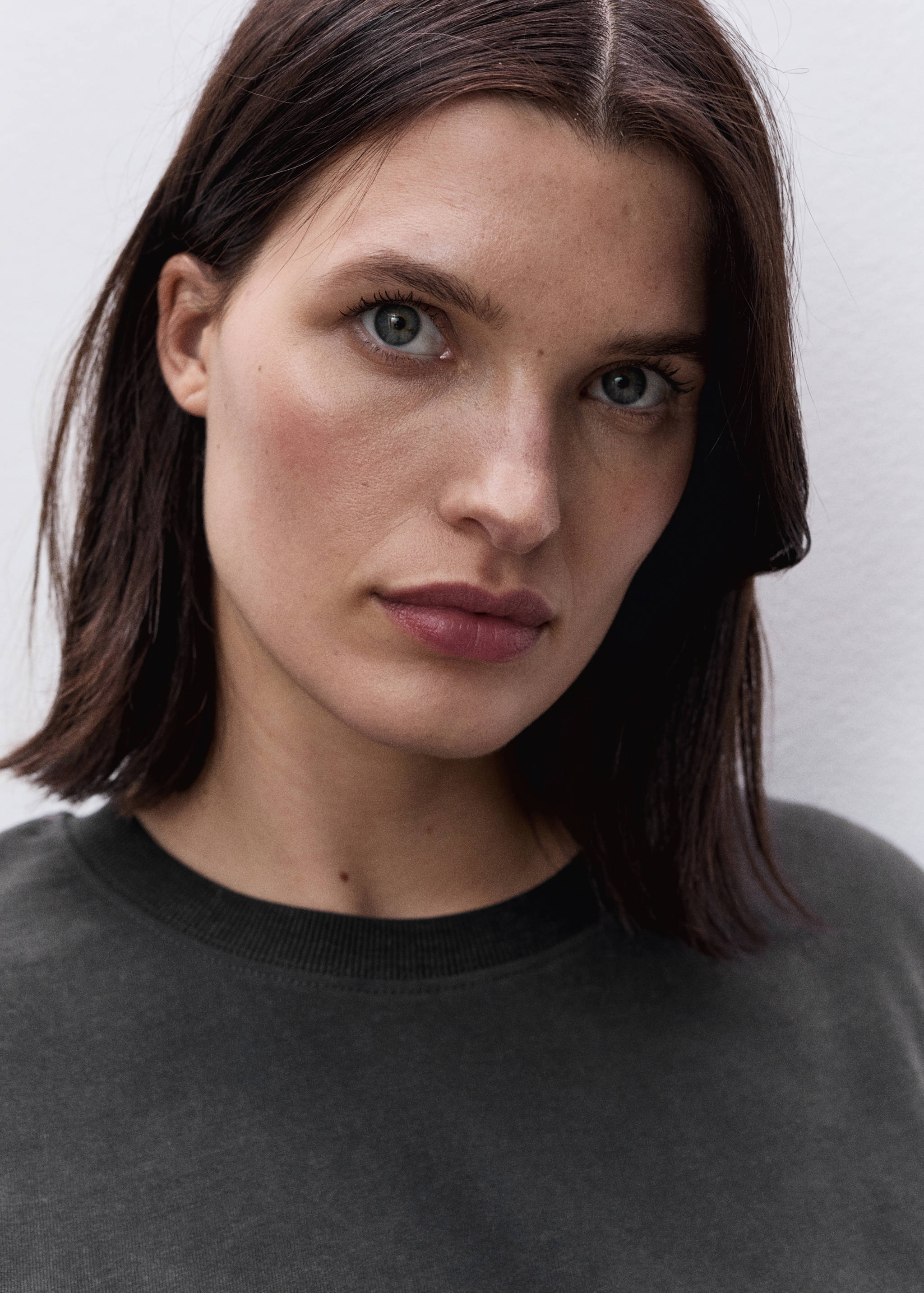 Oversized cotton maternity t-shirt - Details of the article 1