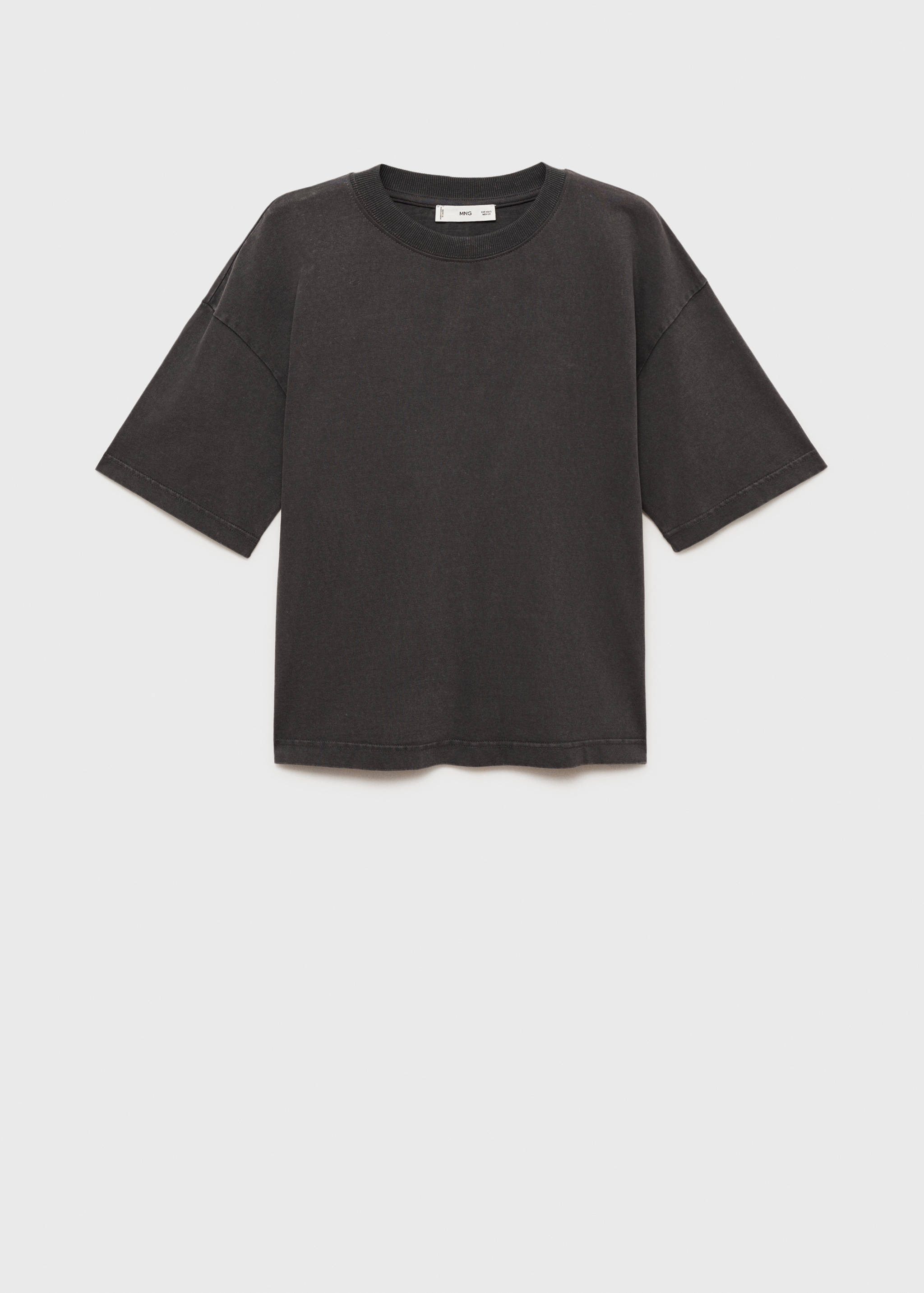 Oversized cotton maternity t-shirt - Article without model