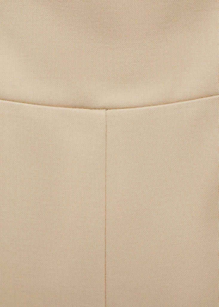 Wide leg maternity trousers — Sand