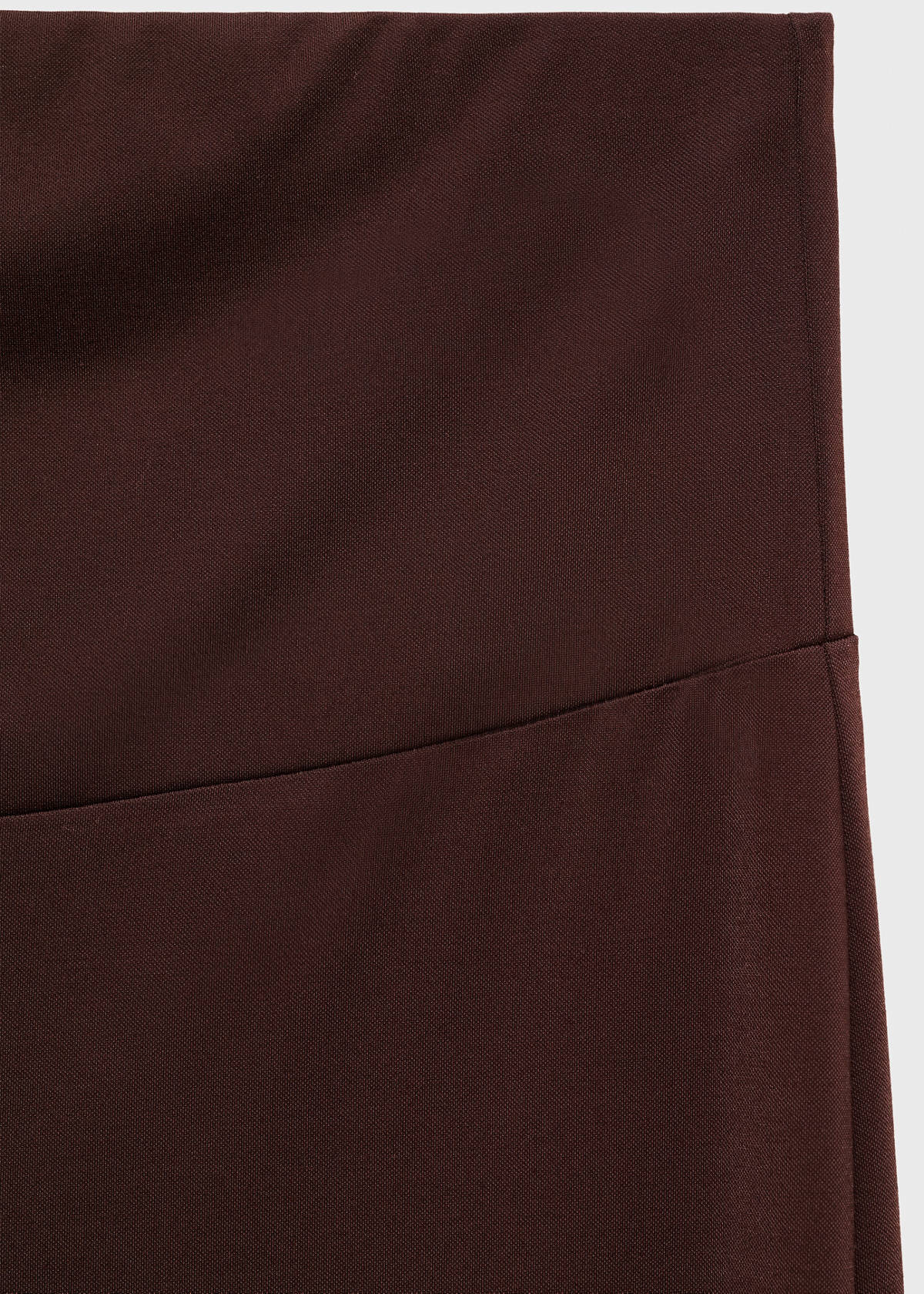 Wide leg maternity trousers — Chocolate